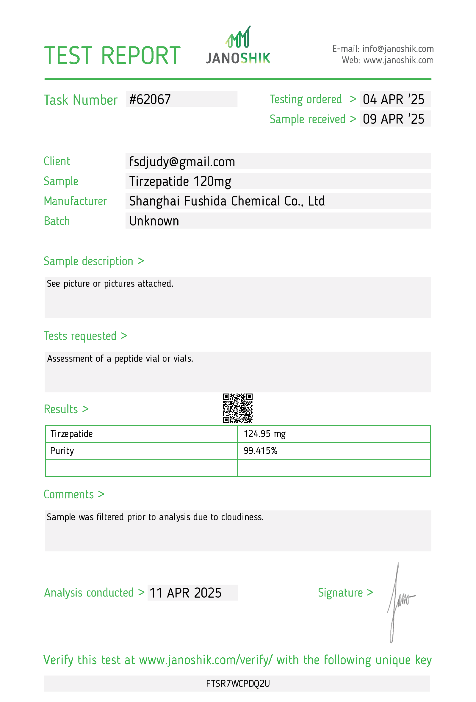 Certificate scan