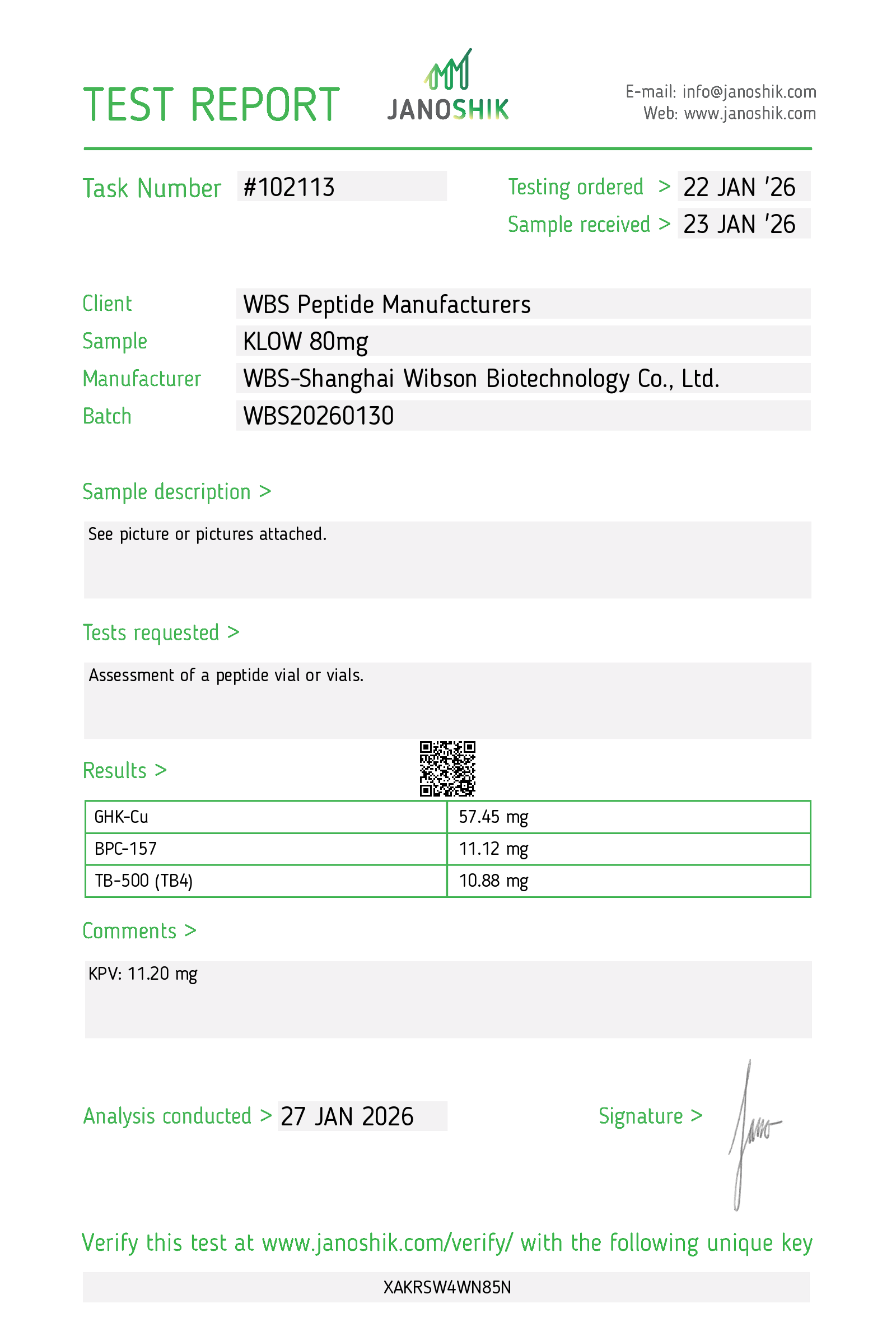 Certificate scan