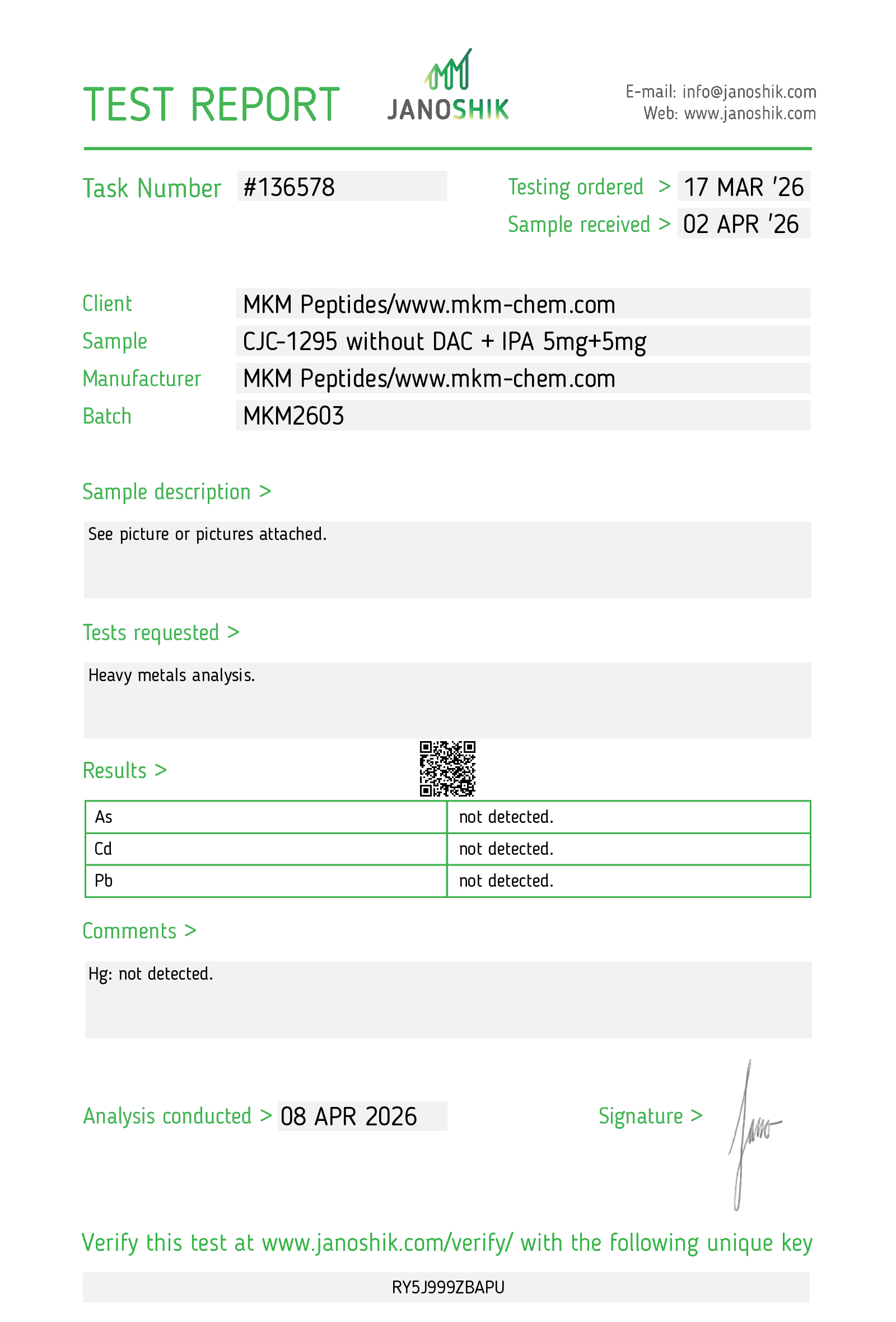 Certificate scan