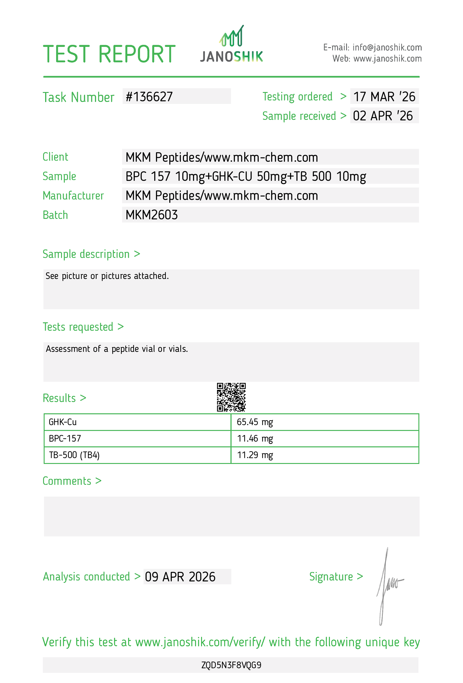 Certificate scan