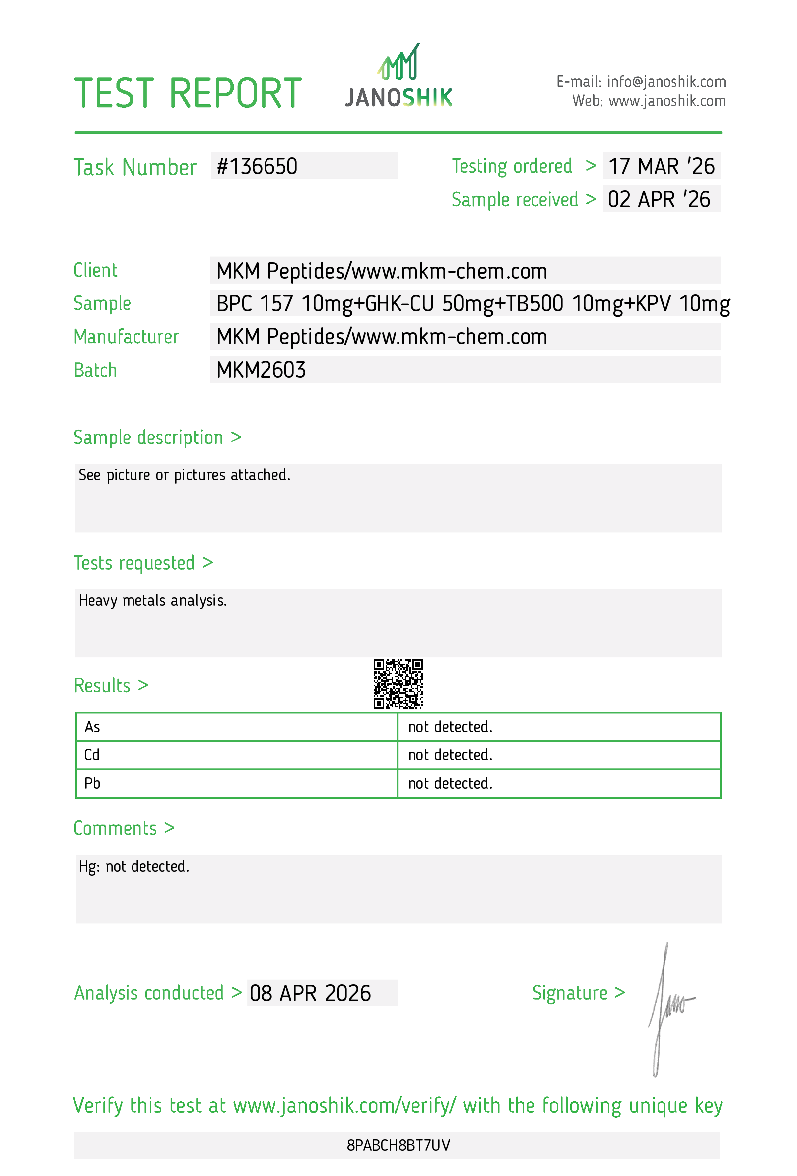 Certificate scan