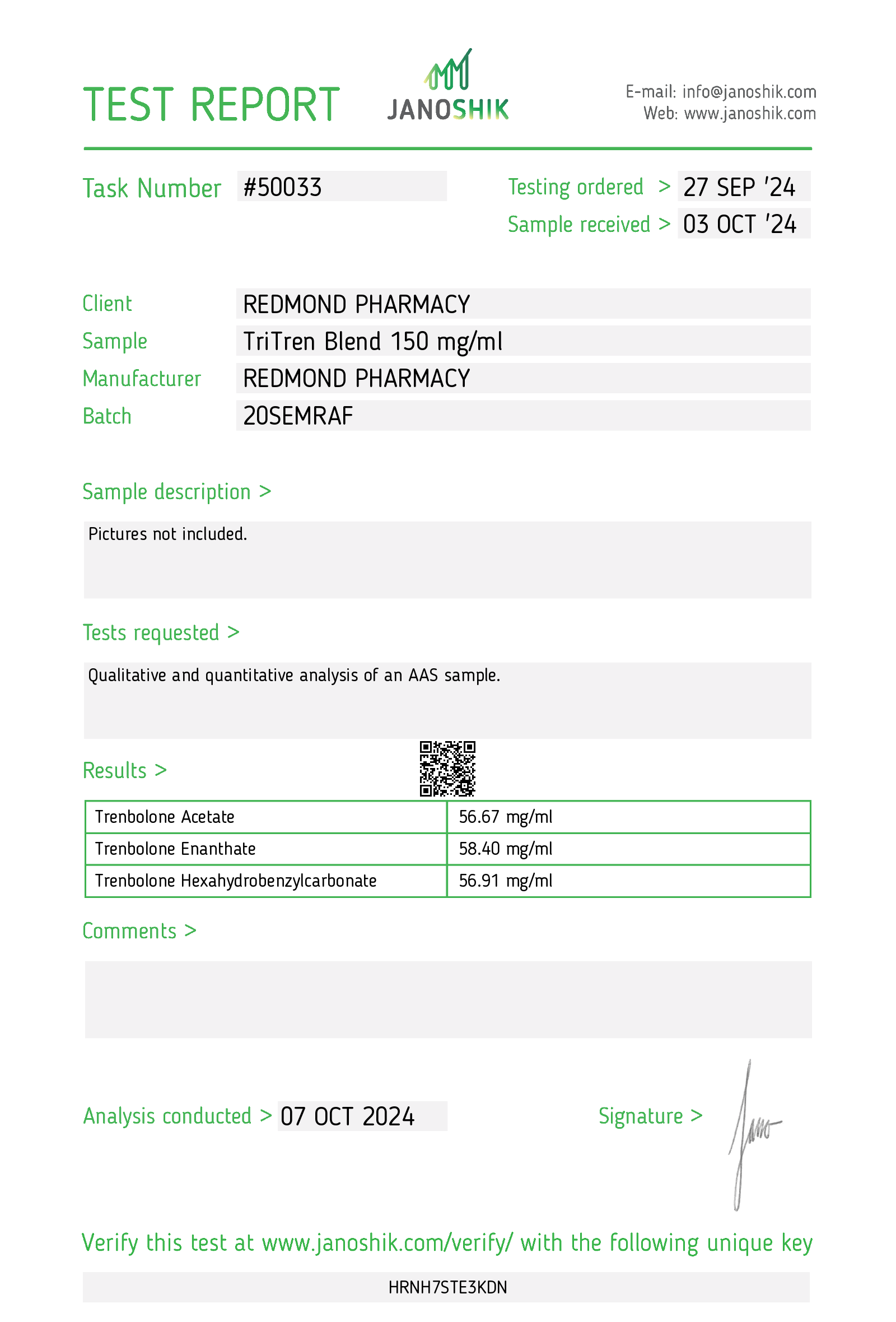 Certificate scan