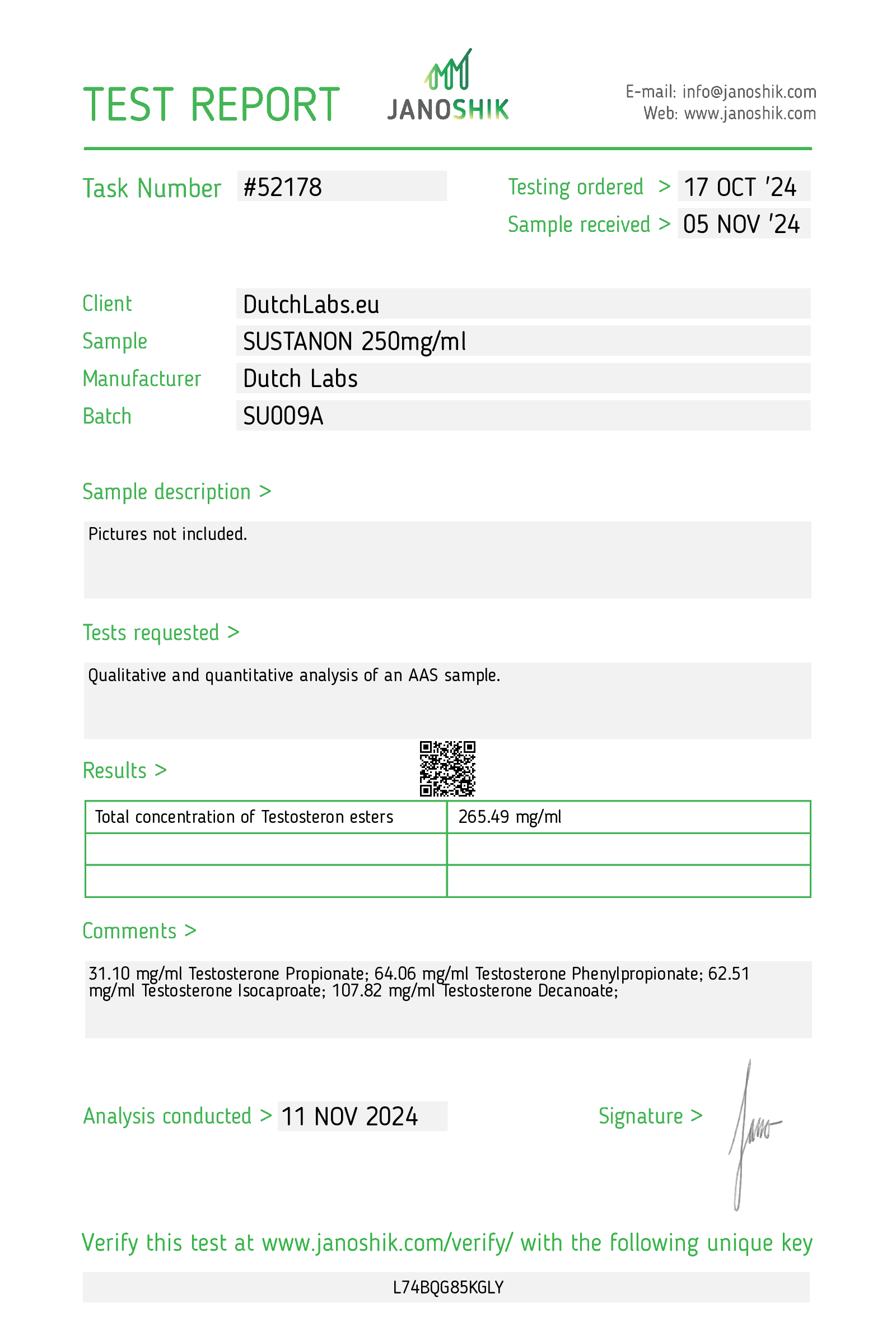 Certificate scan