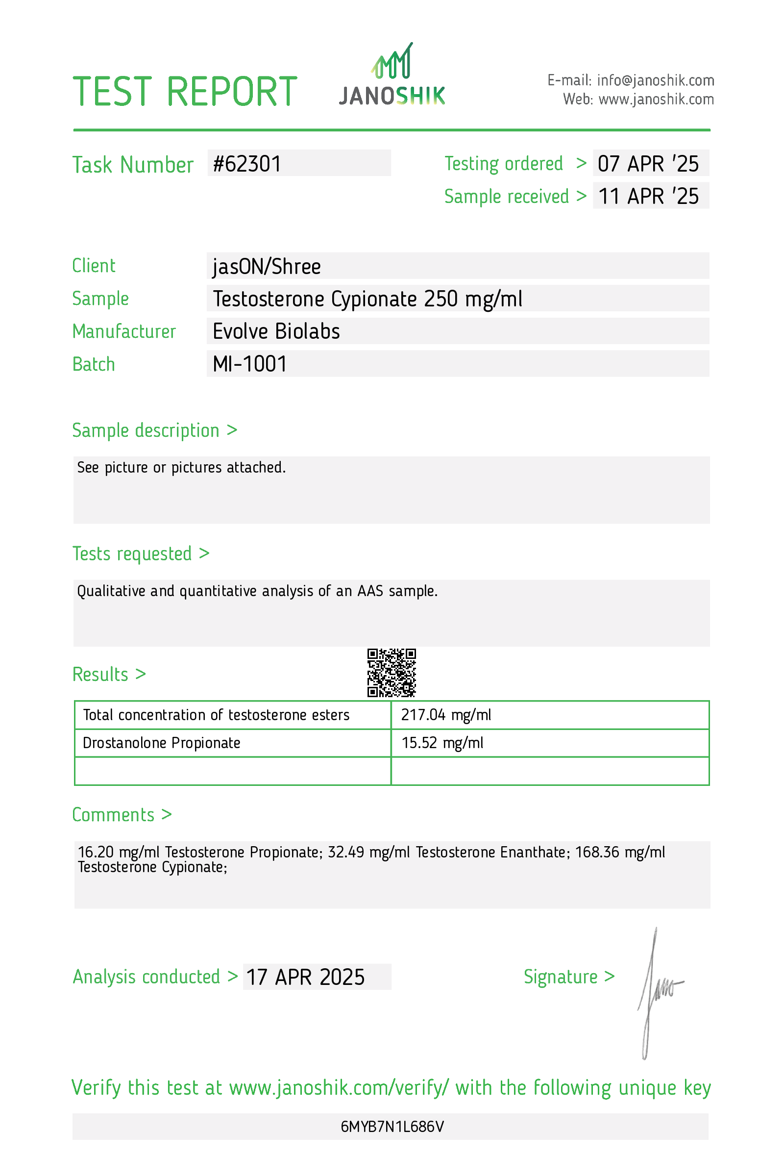 Certificate scan