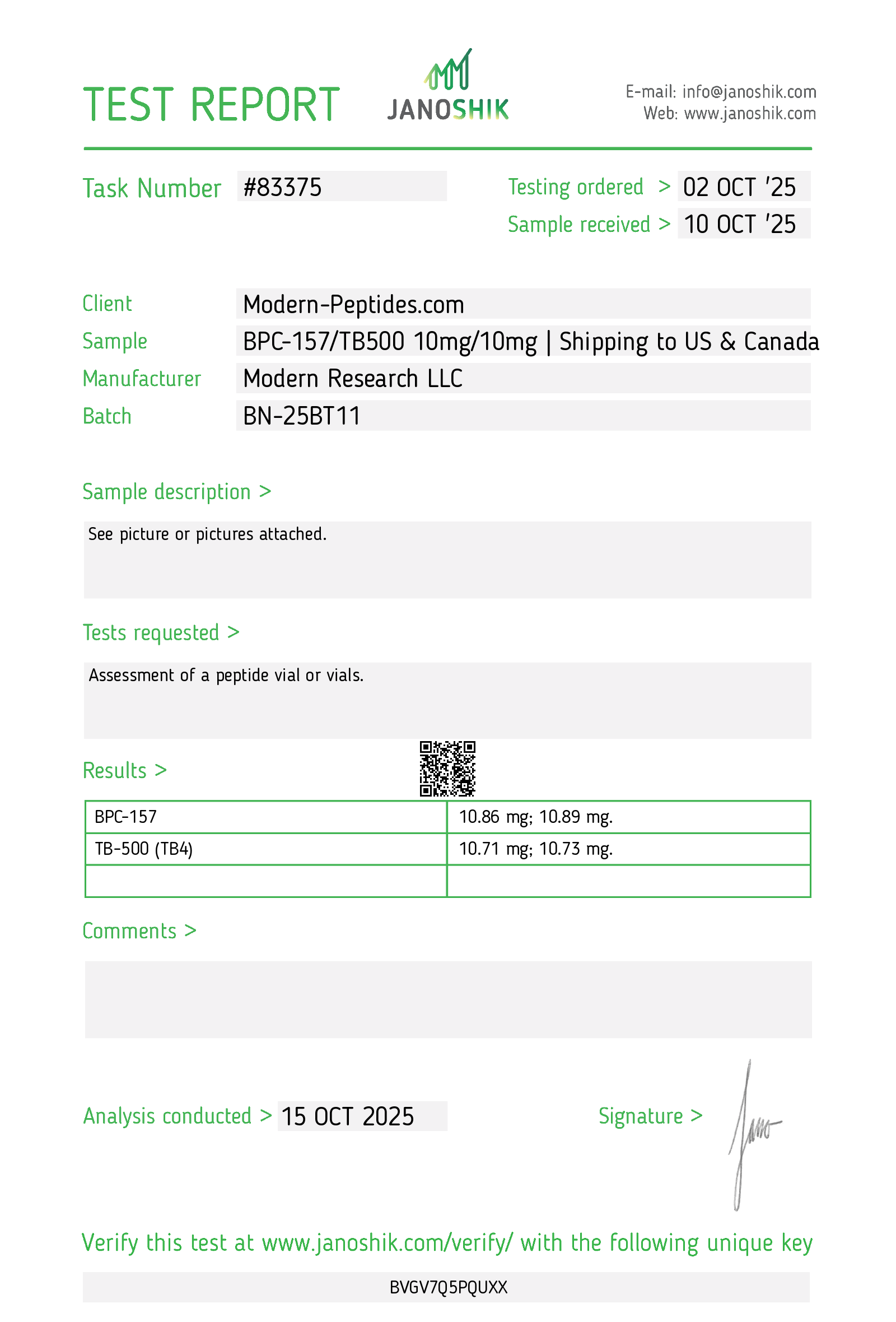 Certificate scan