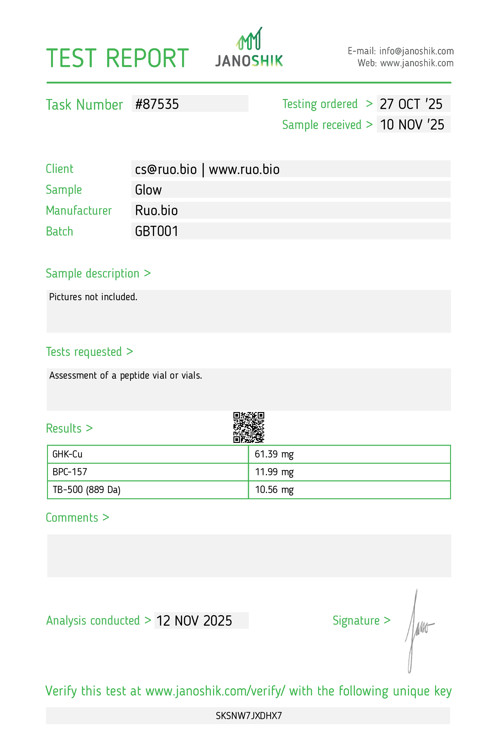 Certificate scan