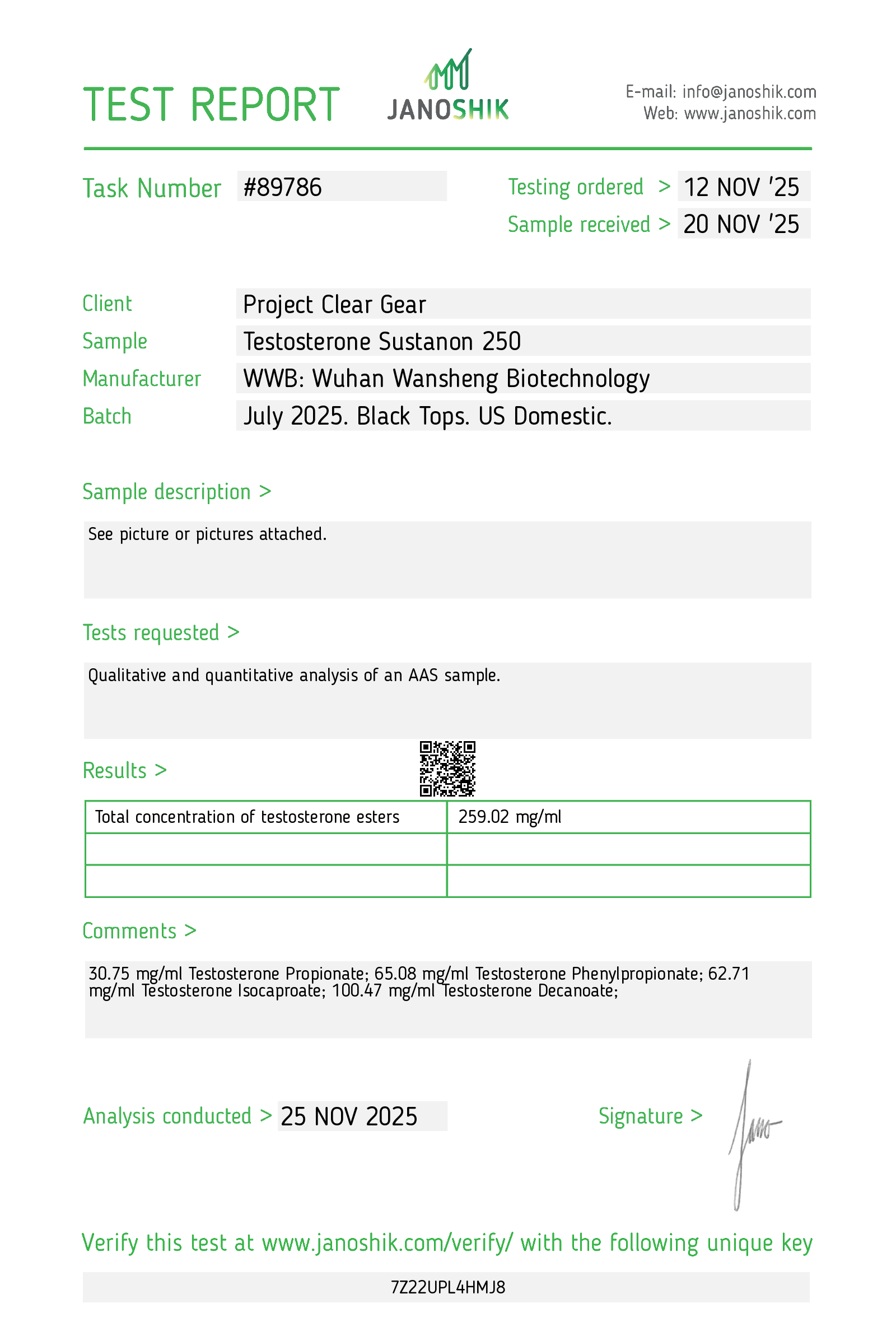 Certificate scan