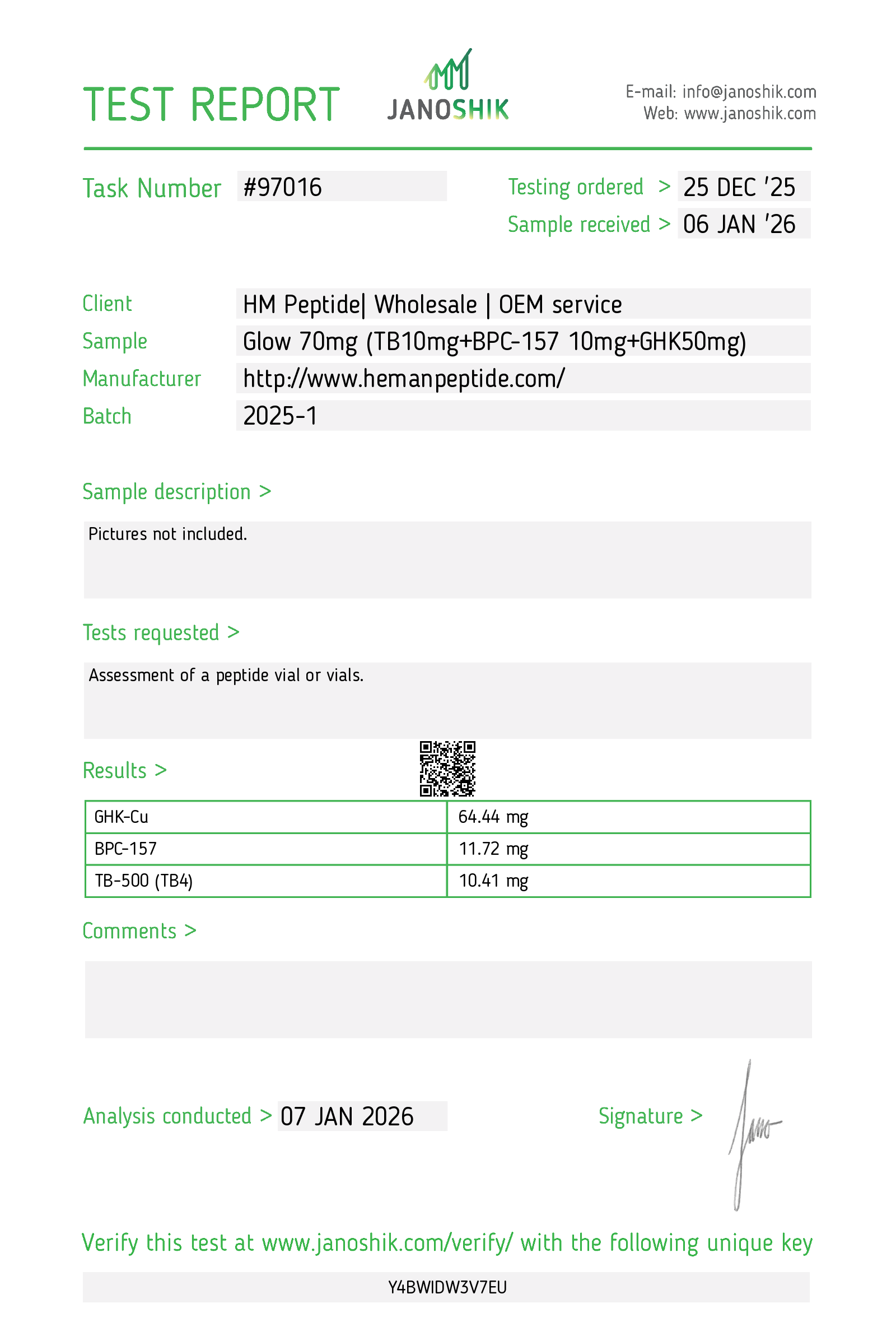 Certificate scan