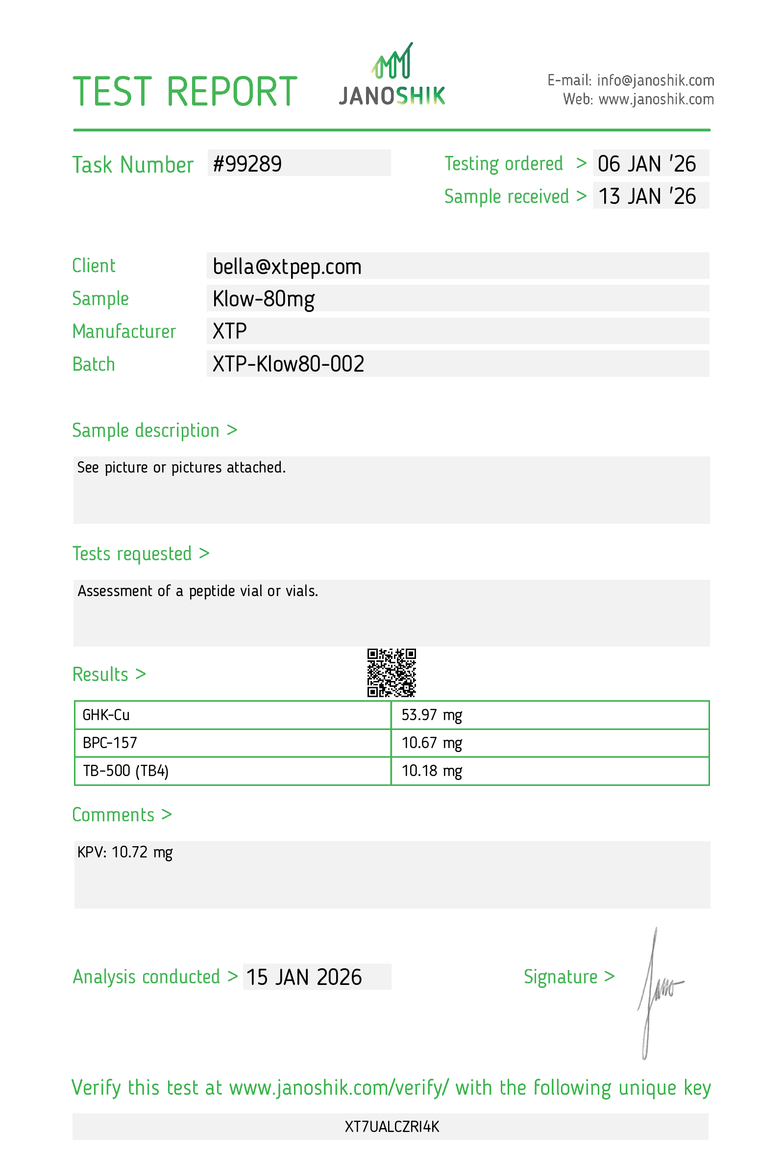 Certificate scan