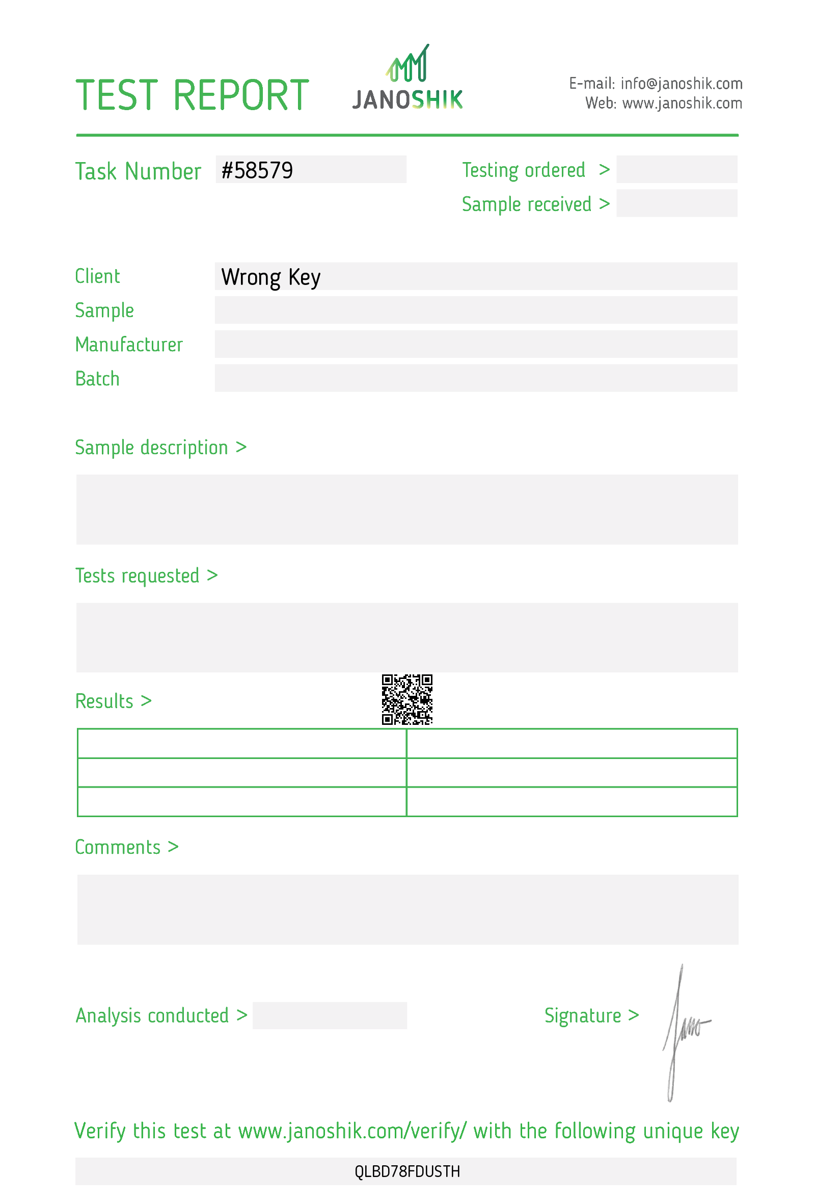 Certificate scan