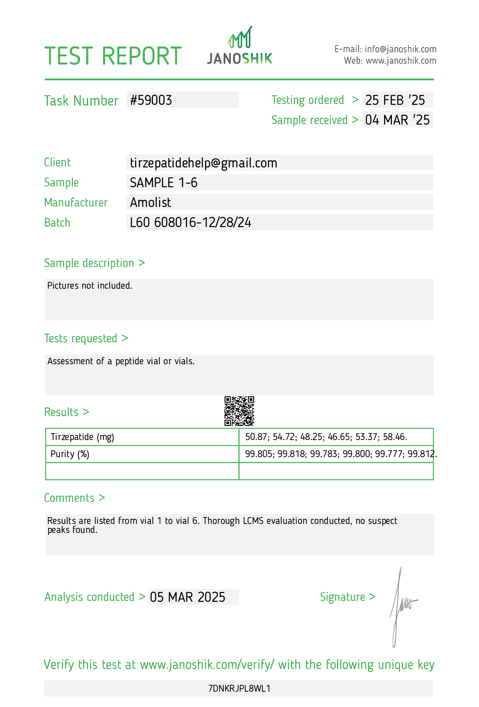 Certificate scan
