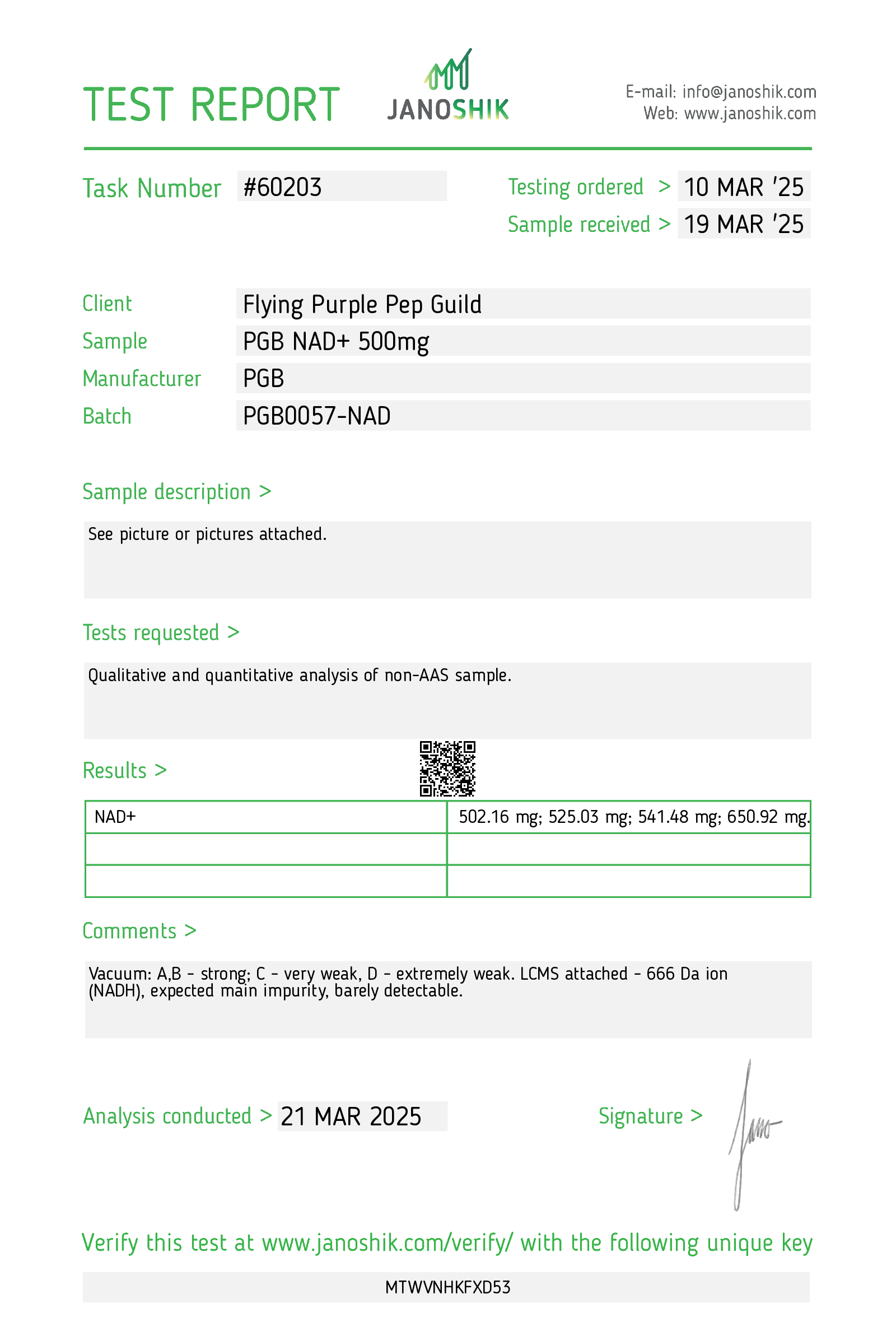 Certificate scan