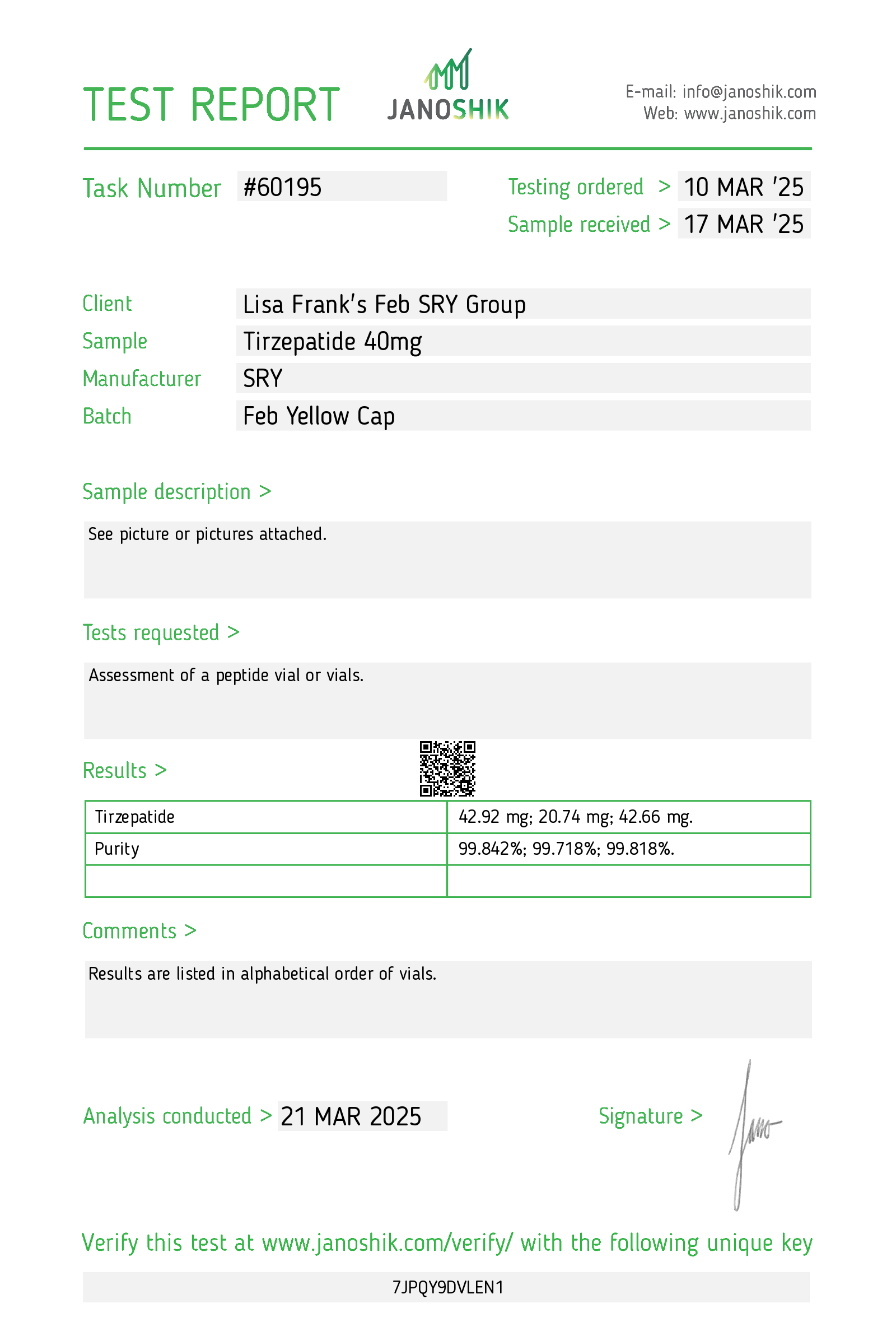 Certificate scan
