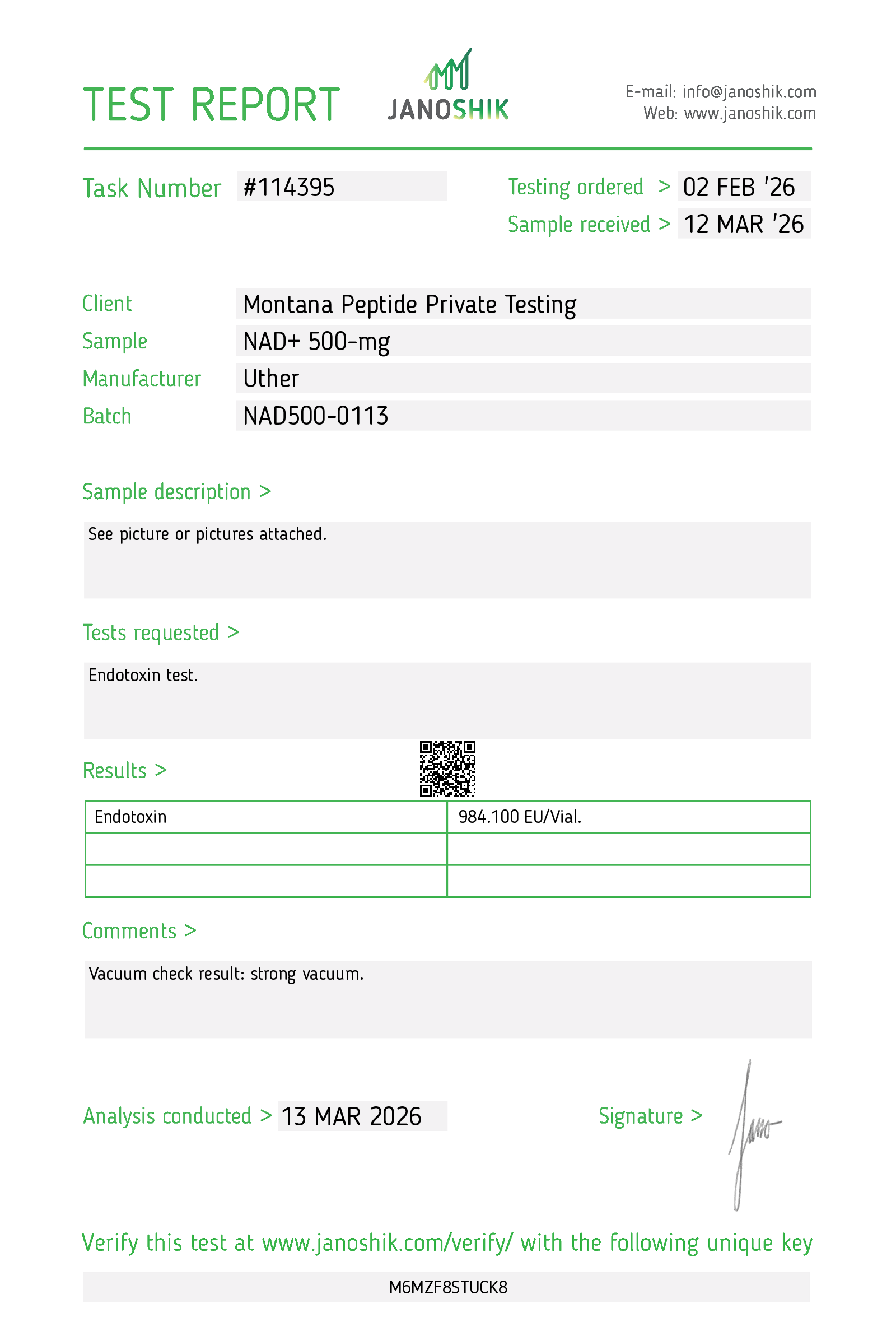 Certificate scan
