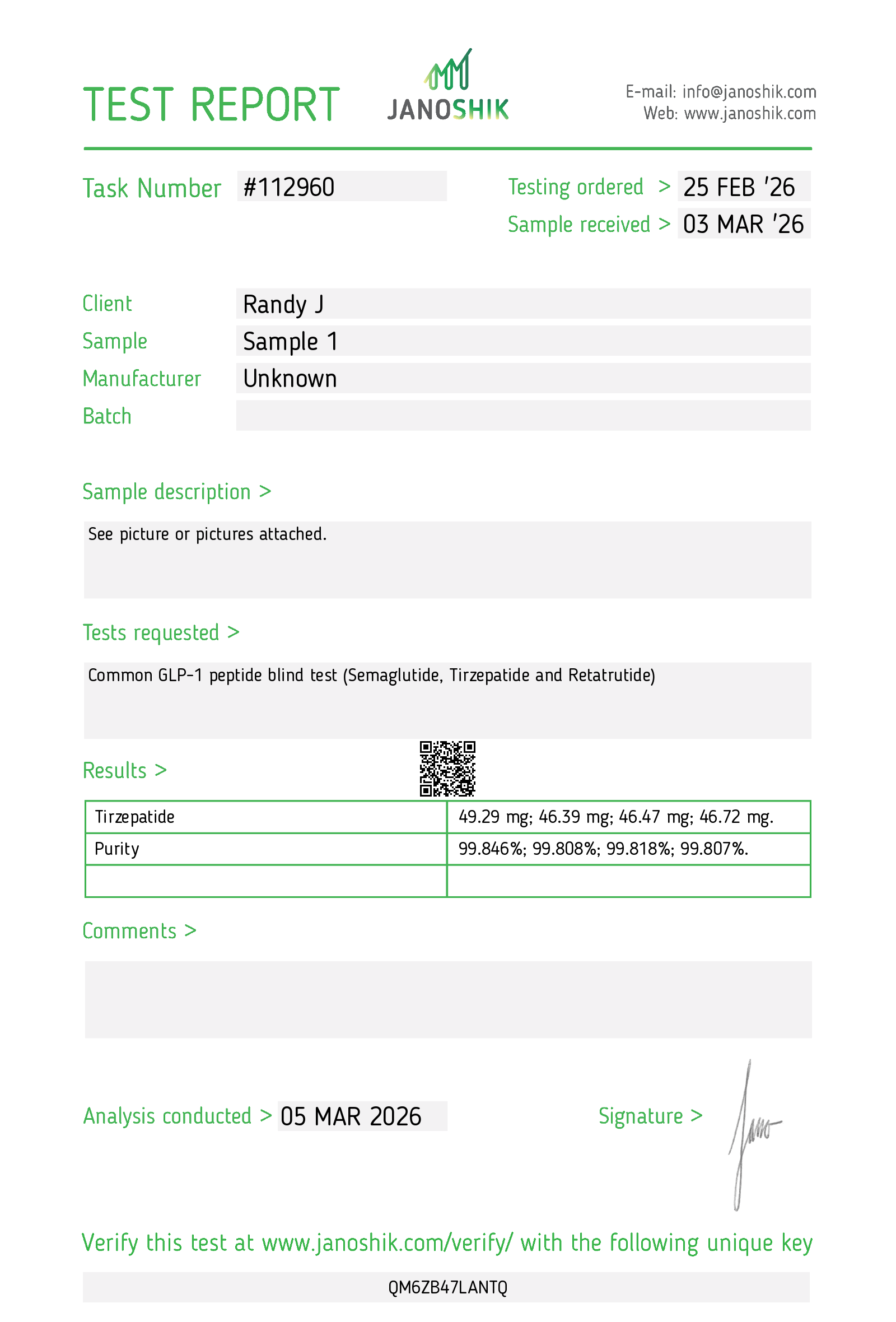 Certificate scan