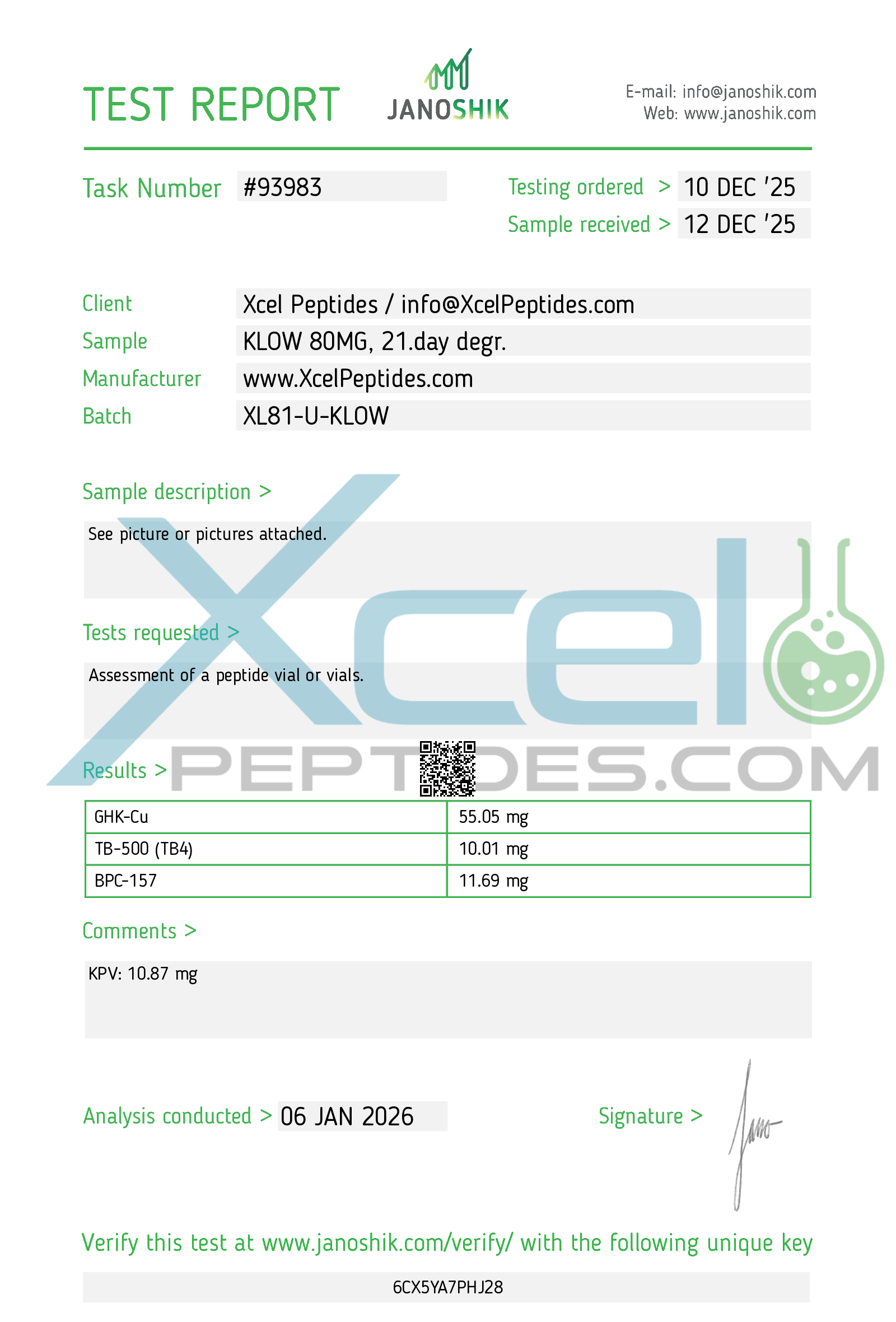 Certificate scan