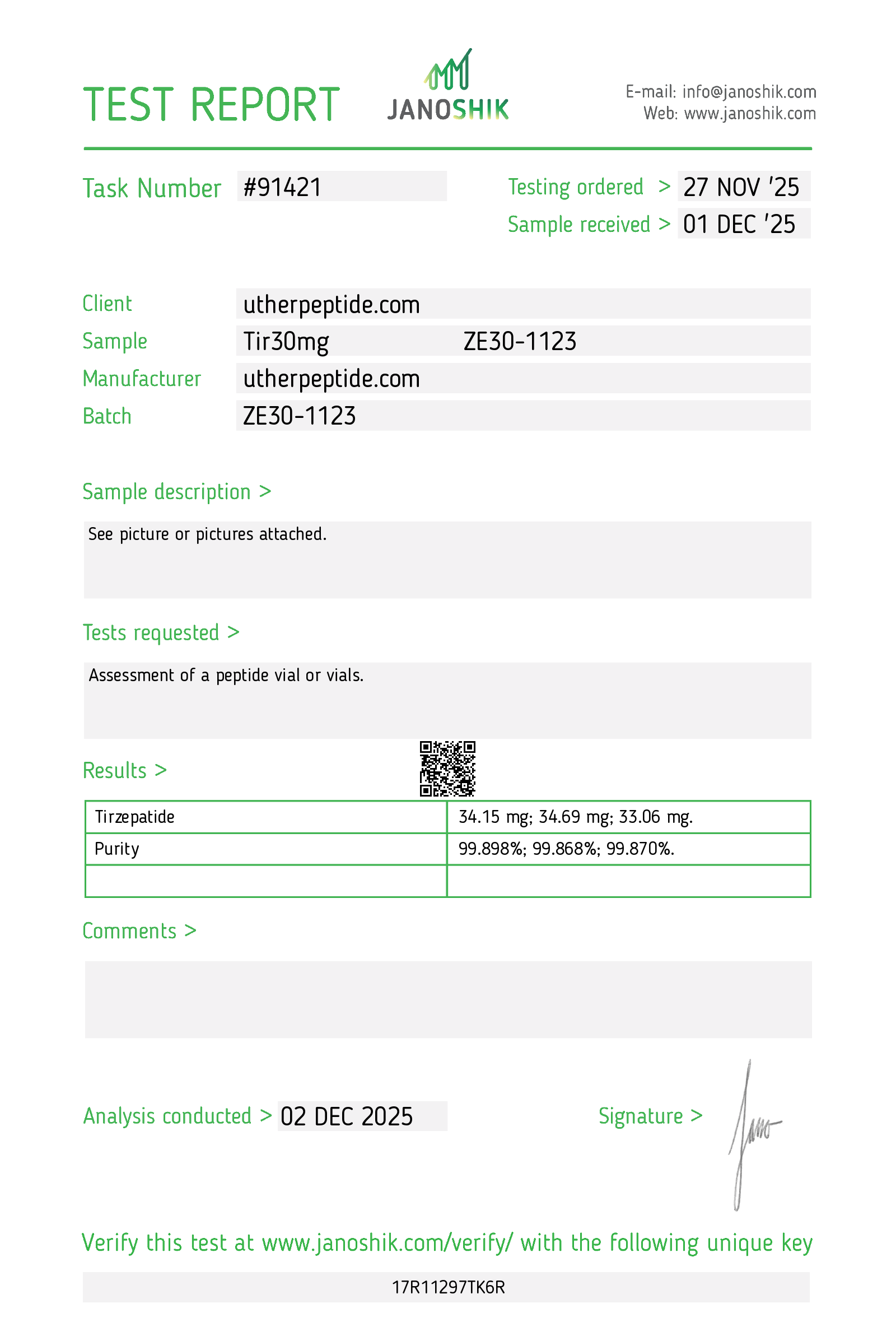 Certificate scan