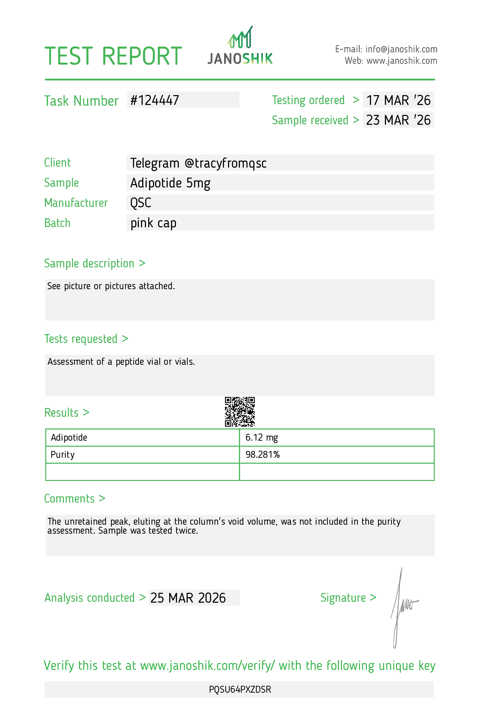 Certificate scan