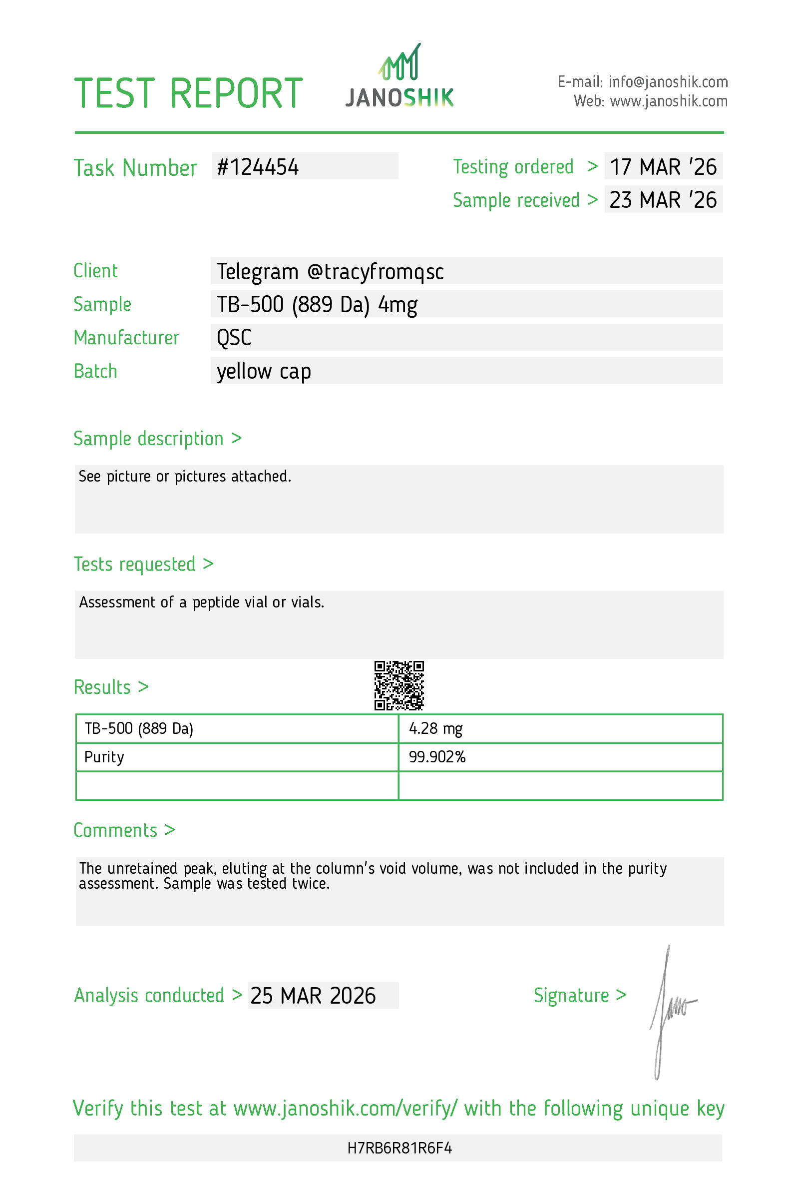 Certificate scan