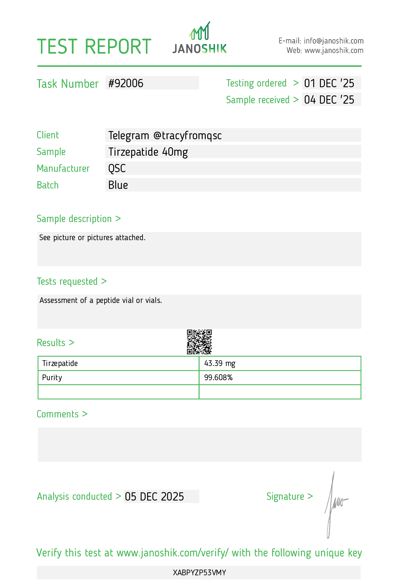 Certificate scan
