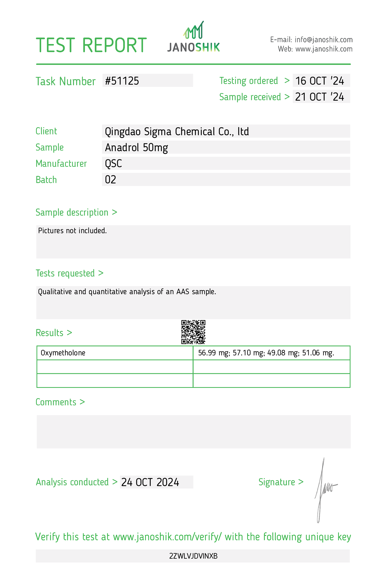 Certificate scan