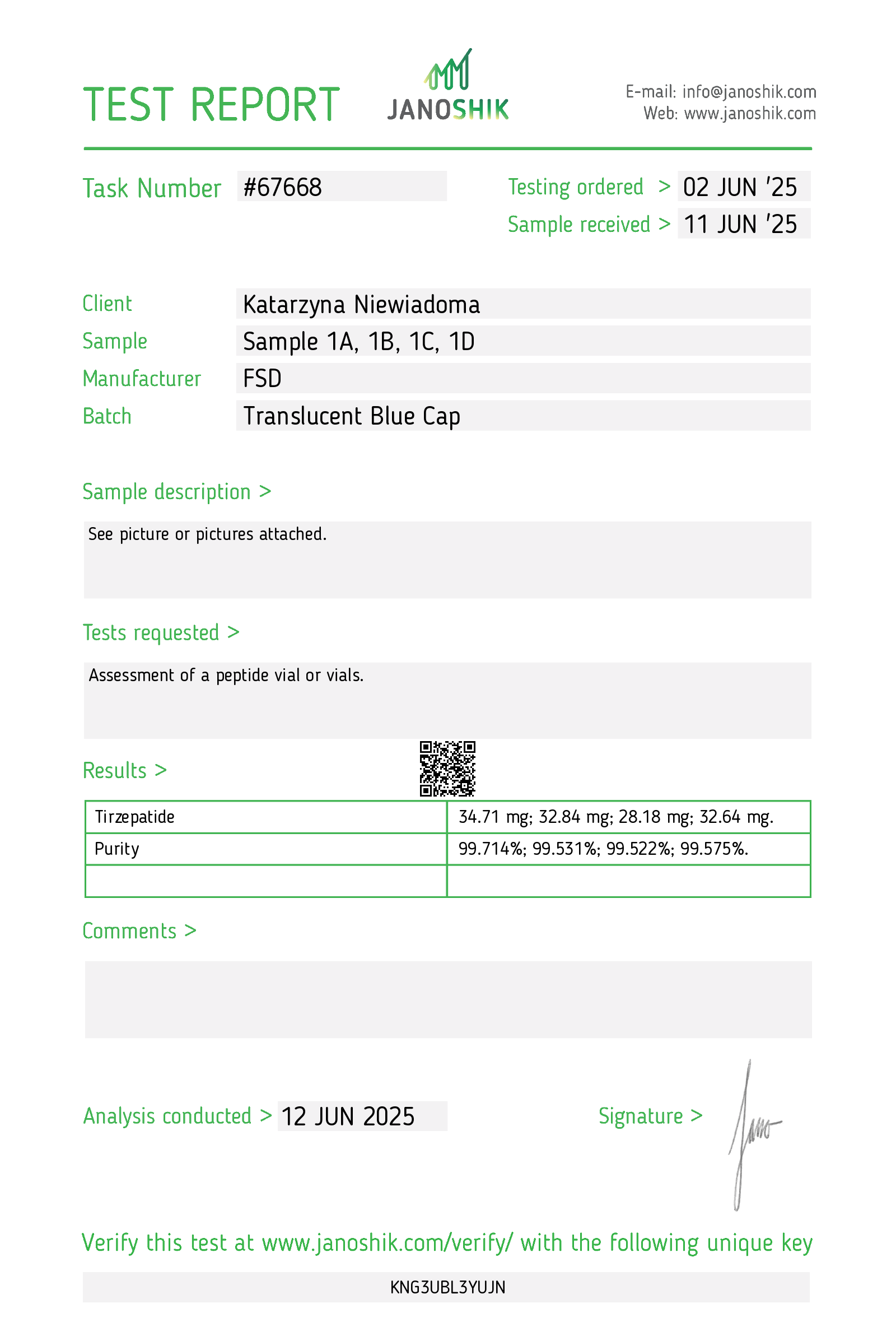 Certificate scan
