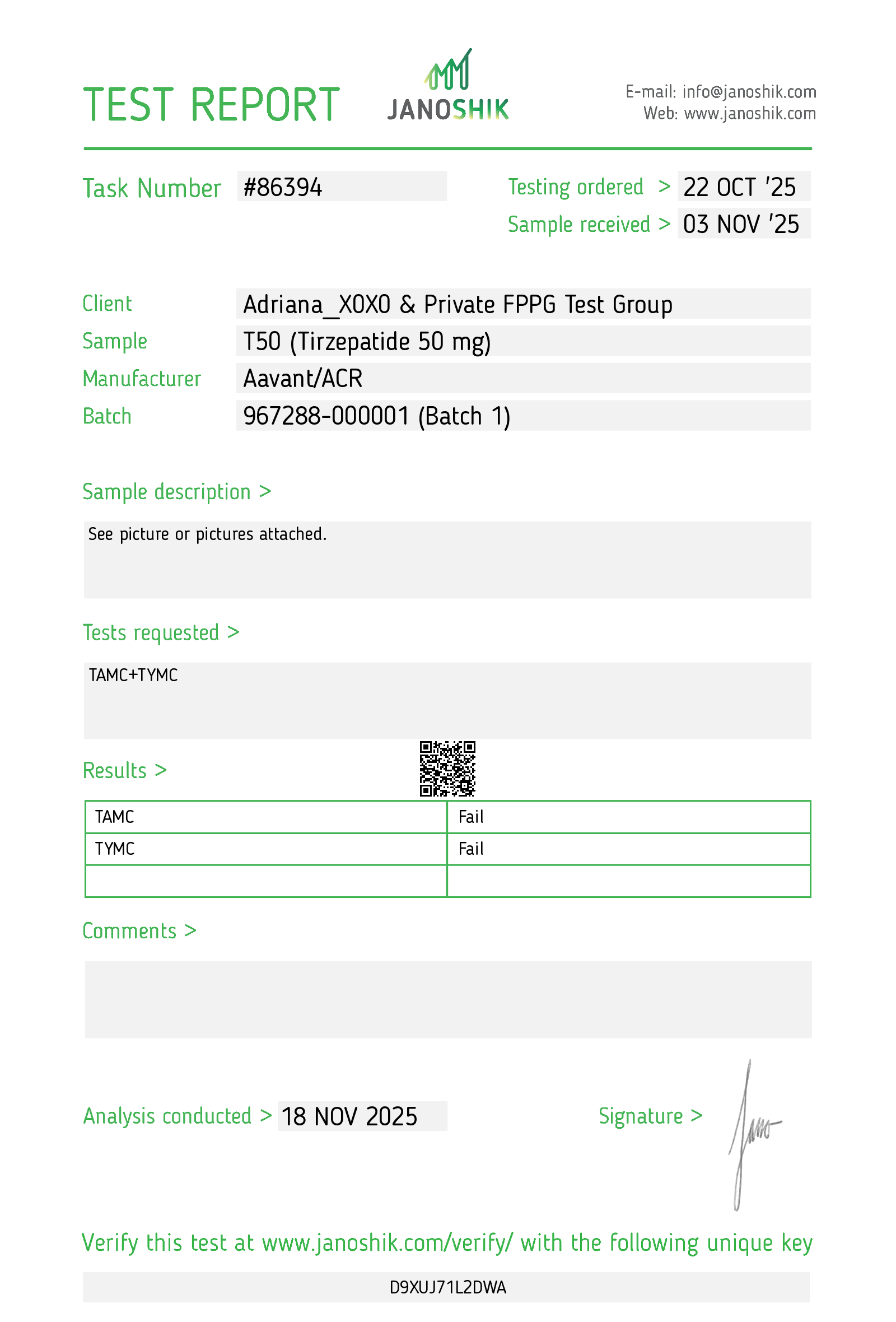 Certificate scan