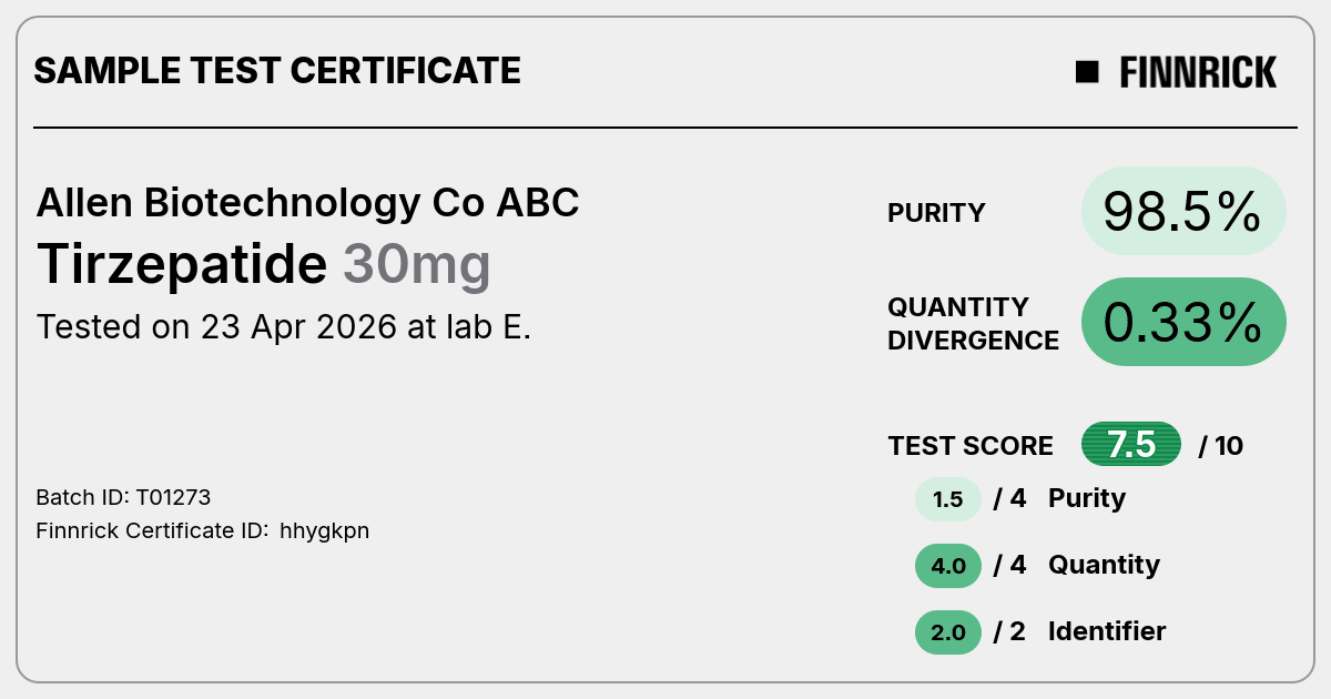 Certificate scan