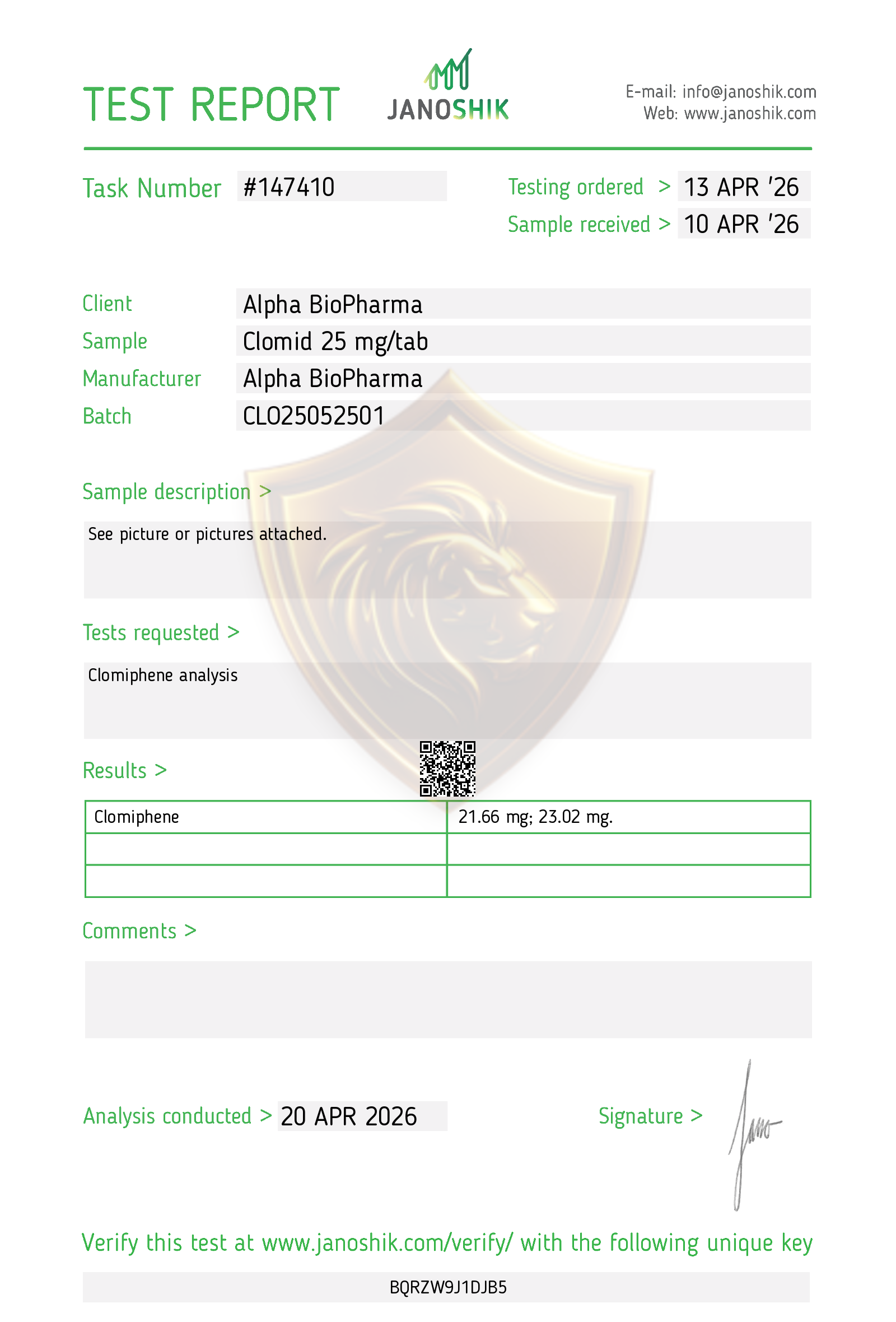 Certificate scan