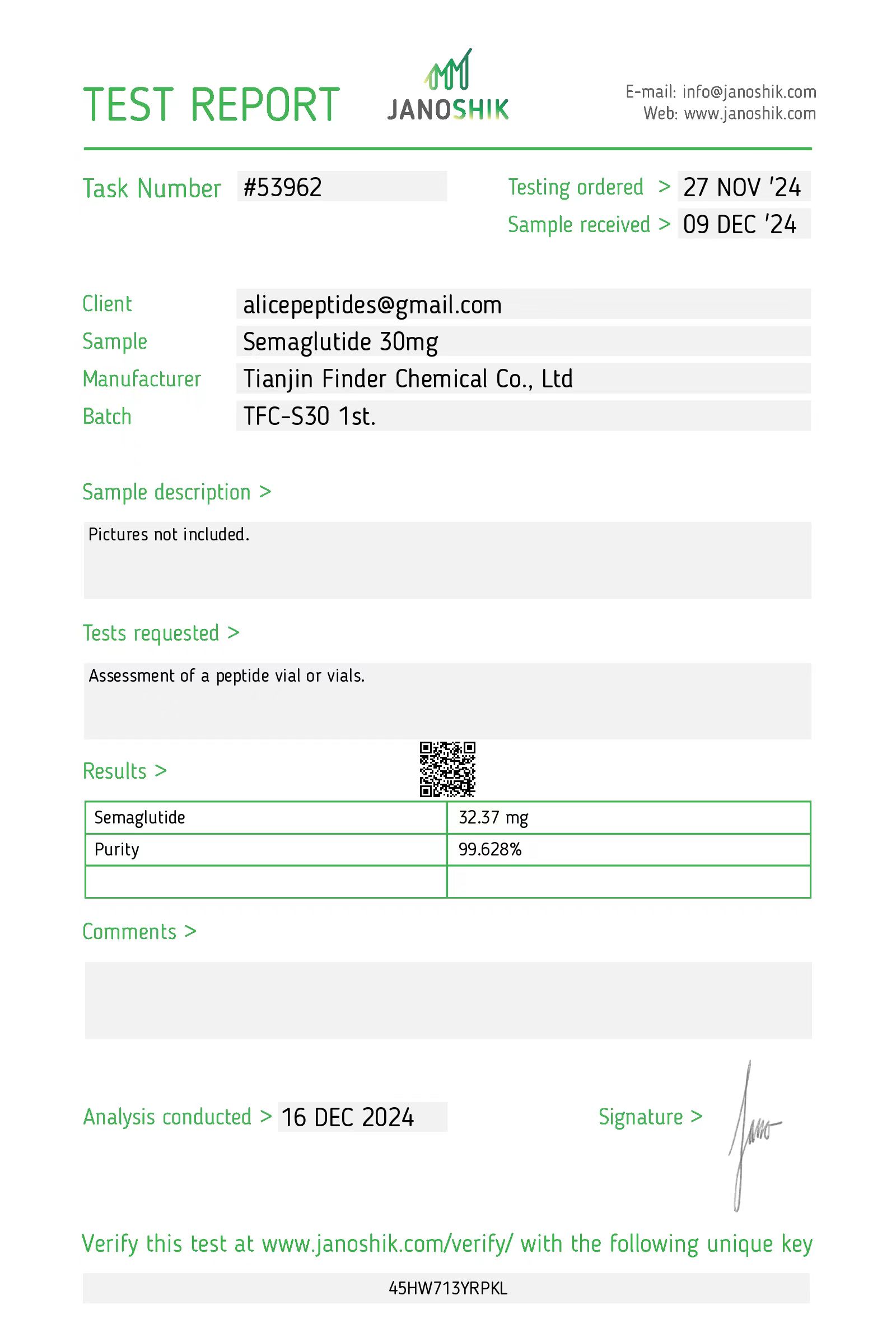 Certificate scan