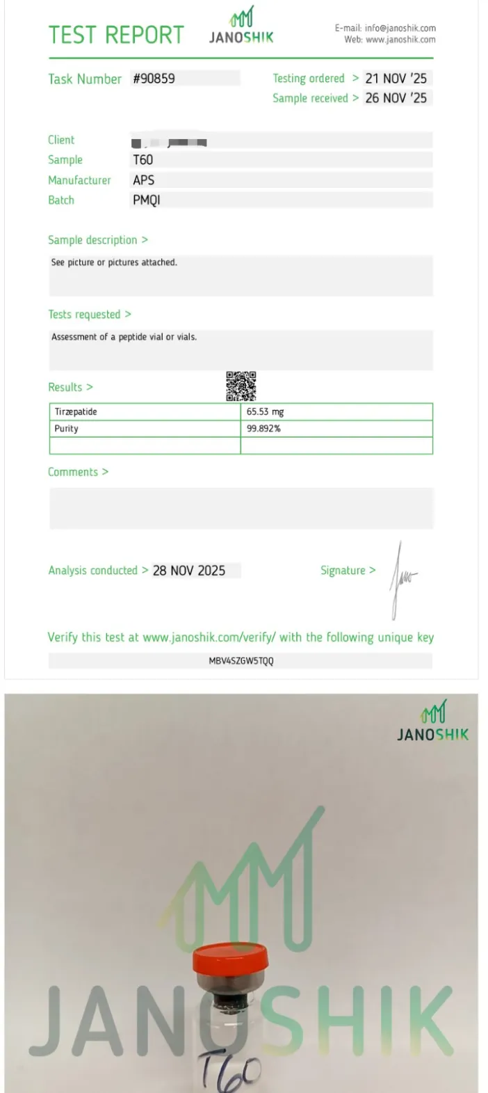 Certificate scan