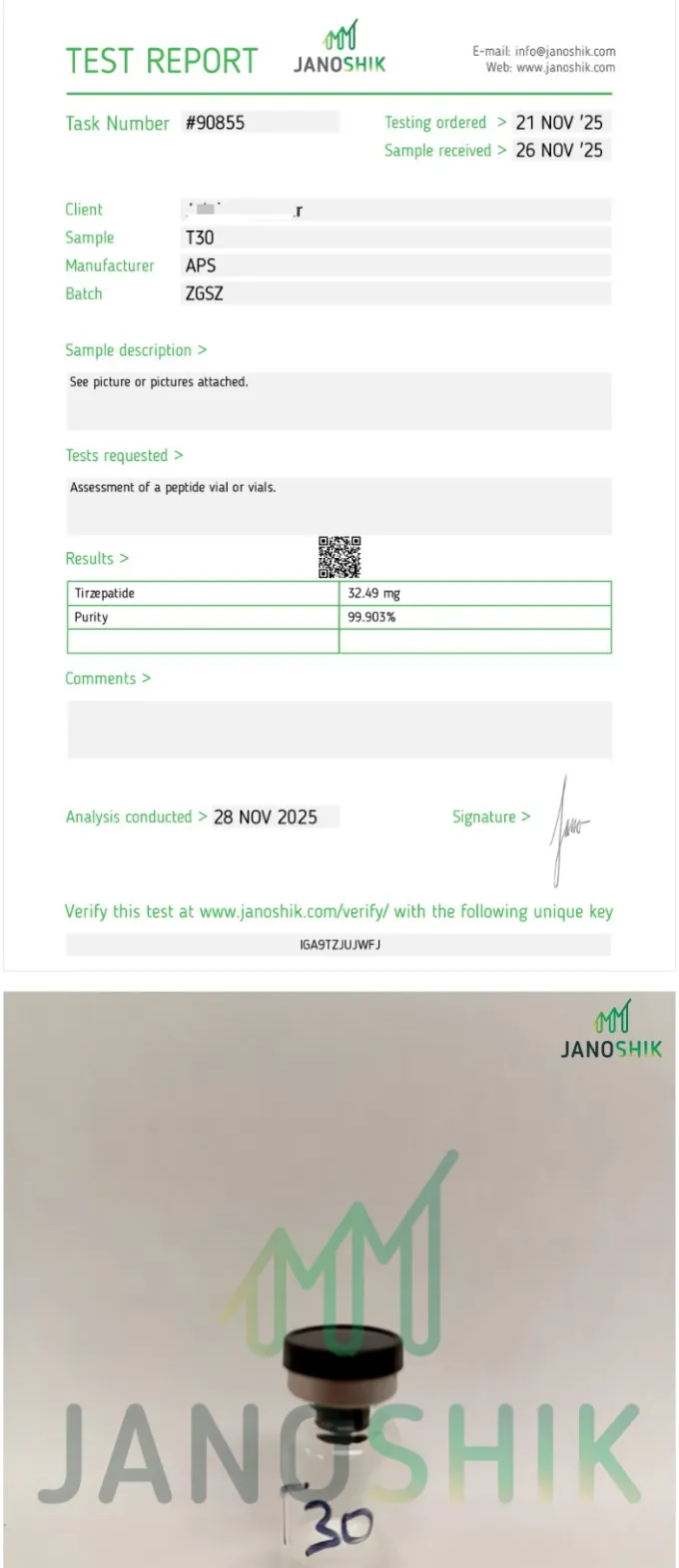 Certificate scan