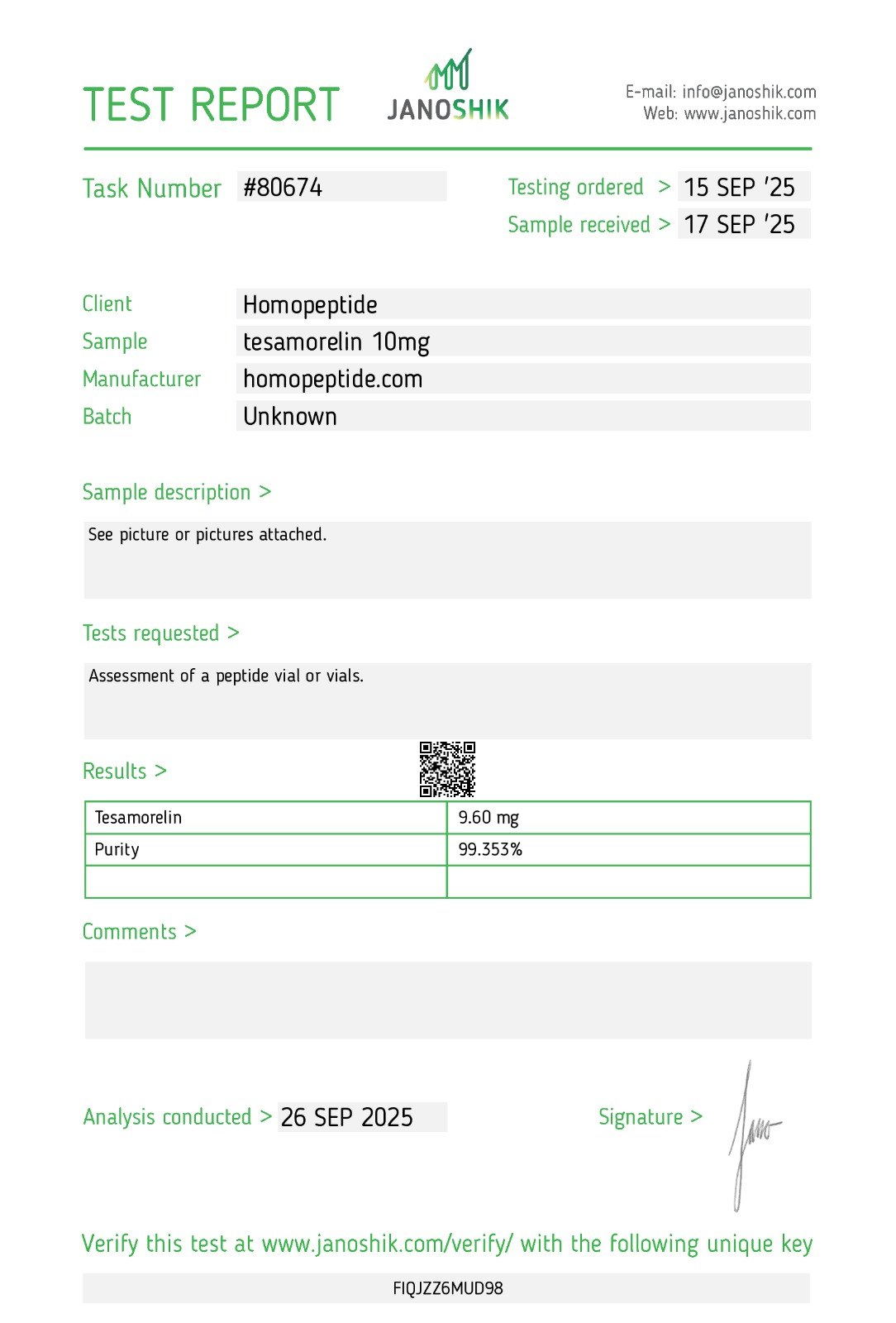 Certificate scan