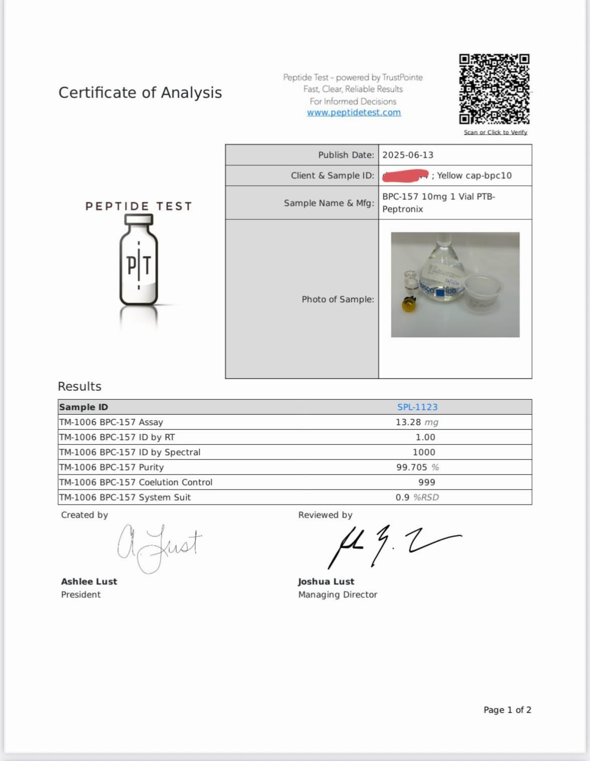 Certificate scan