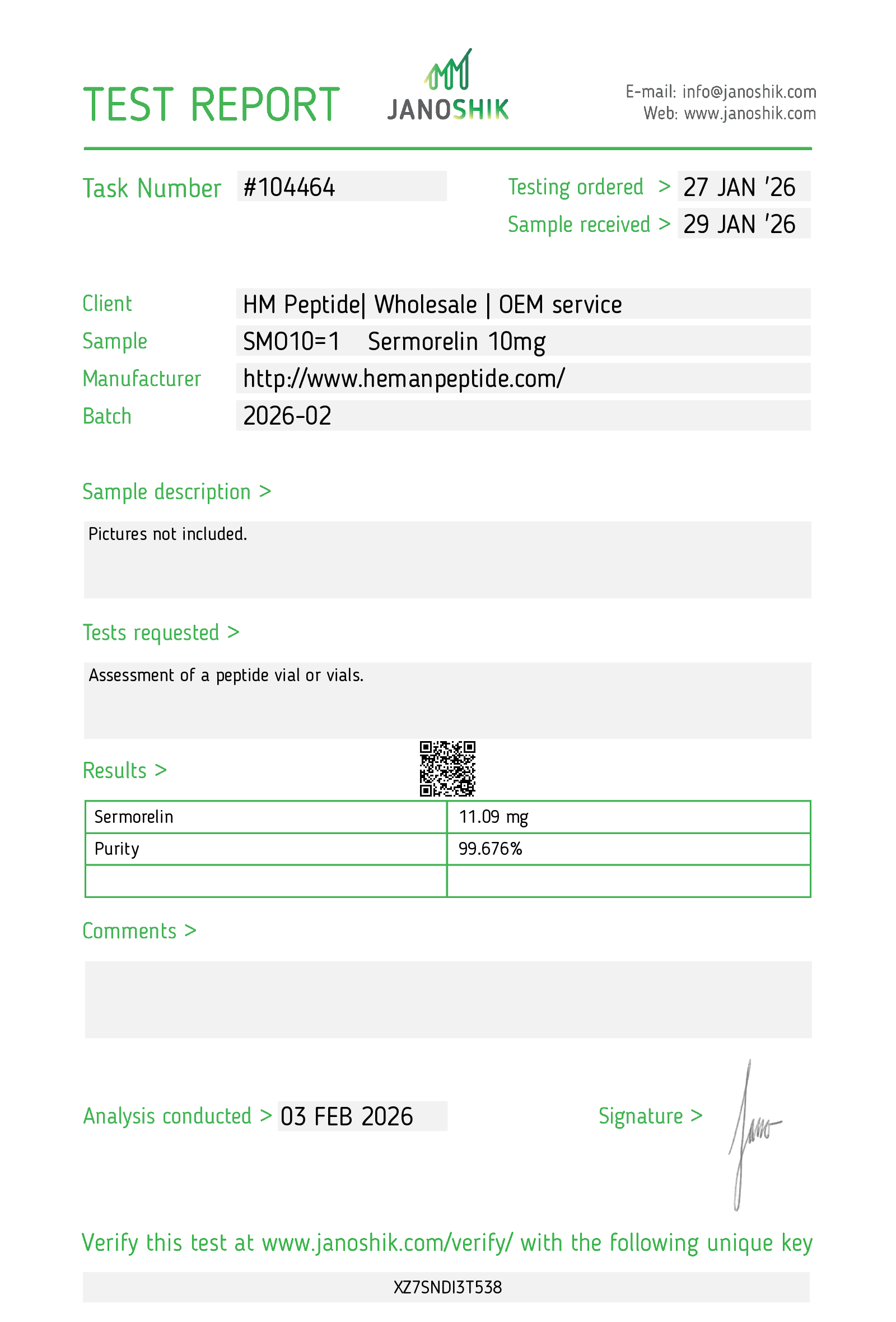Certificate scan