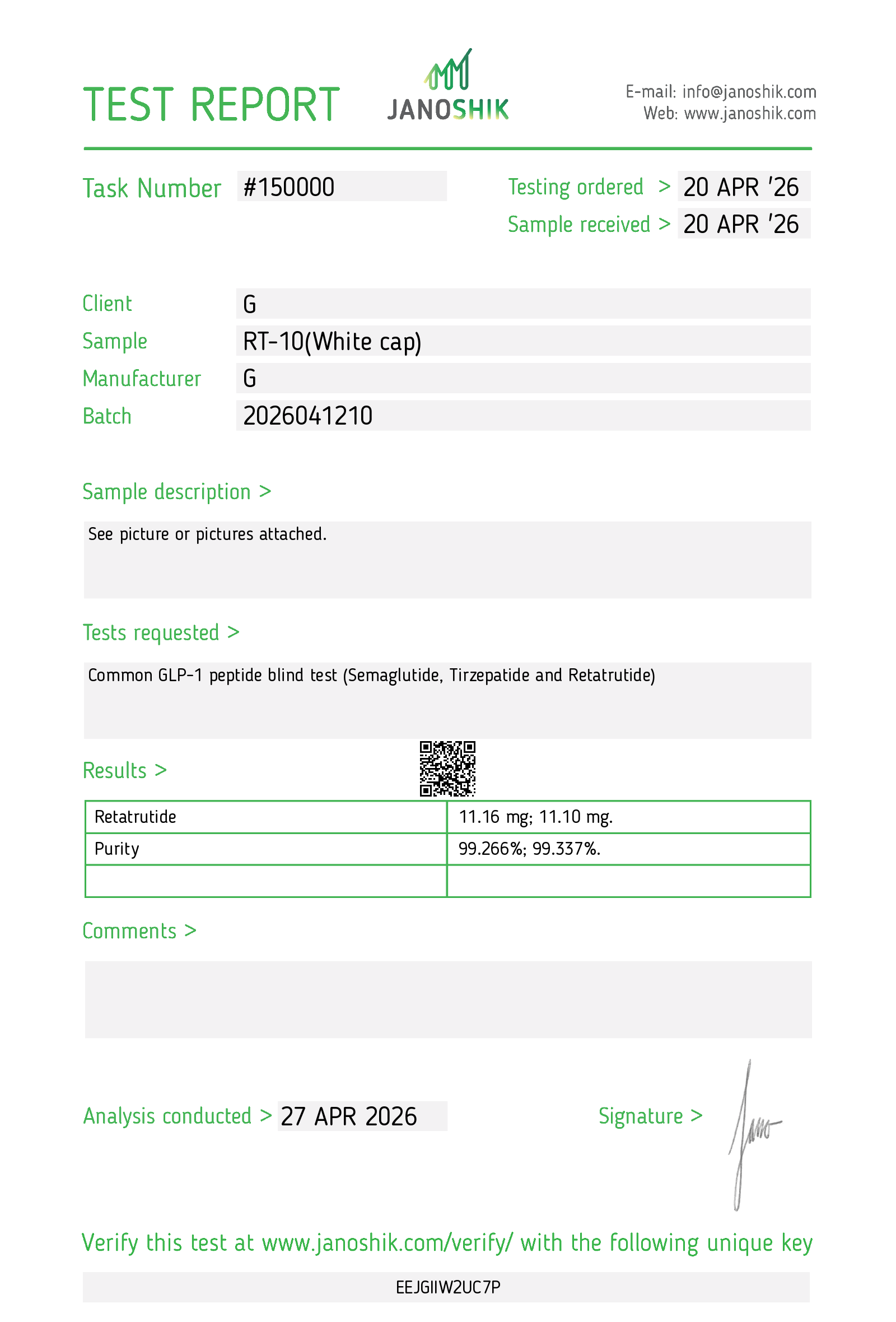 Certificate scan