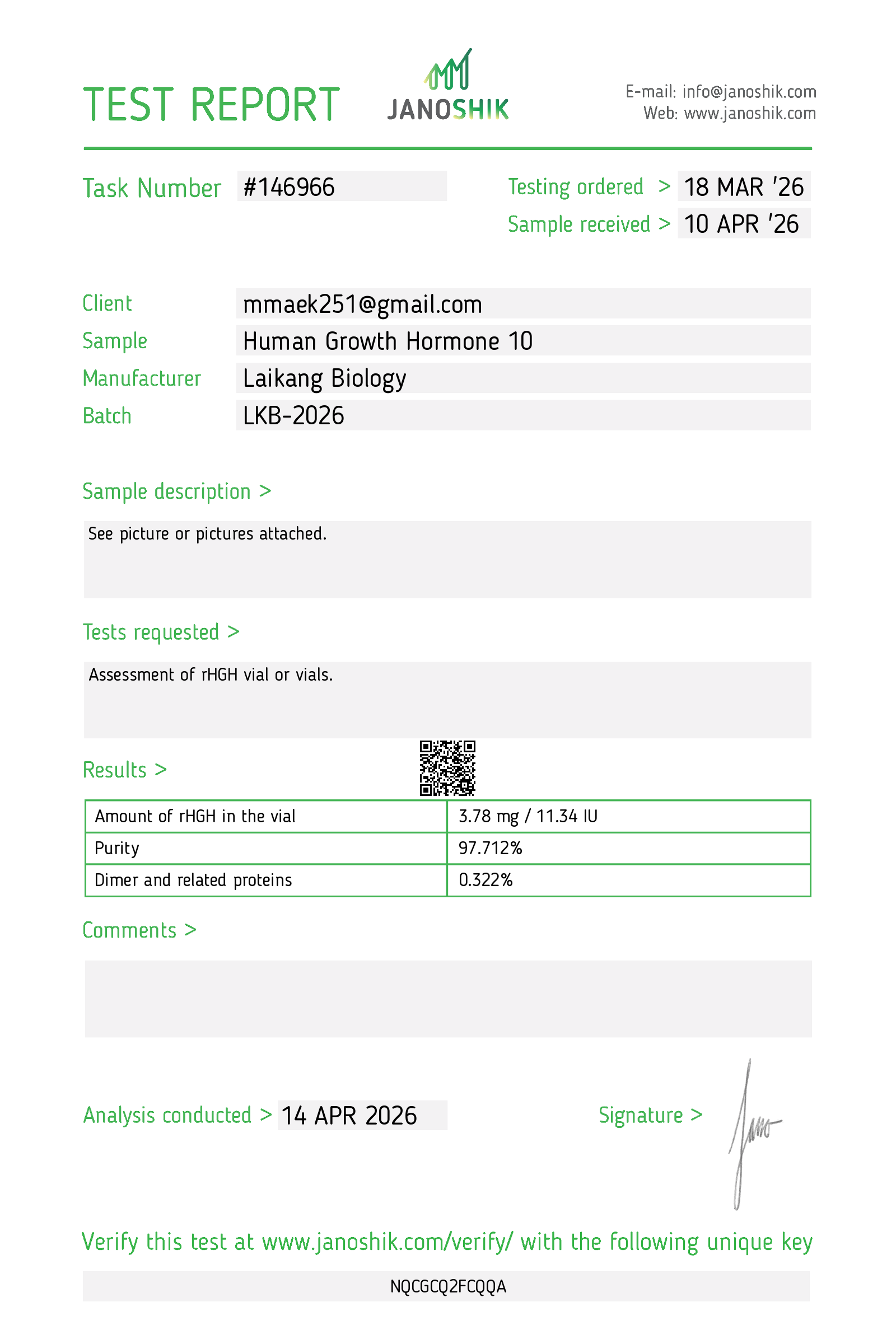 Certificate scan