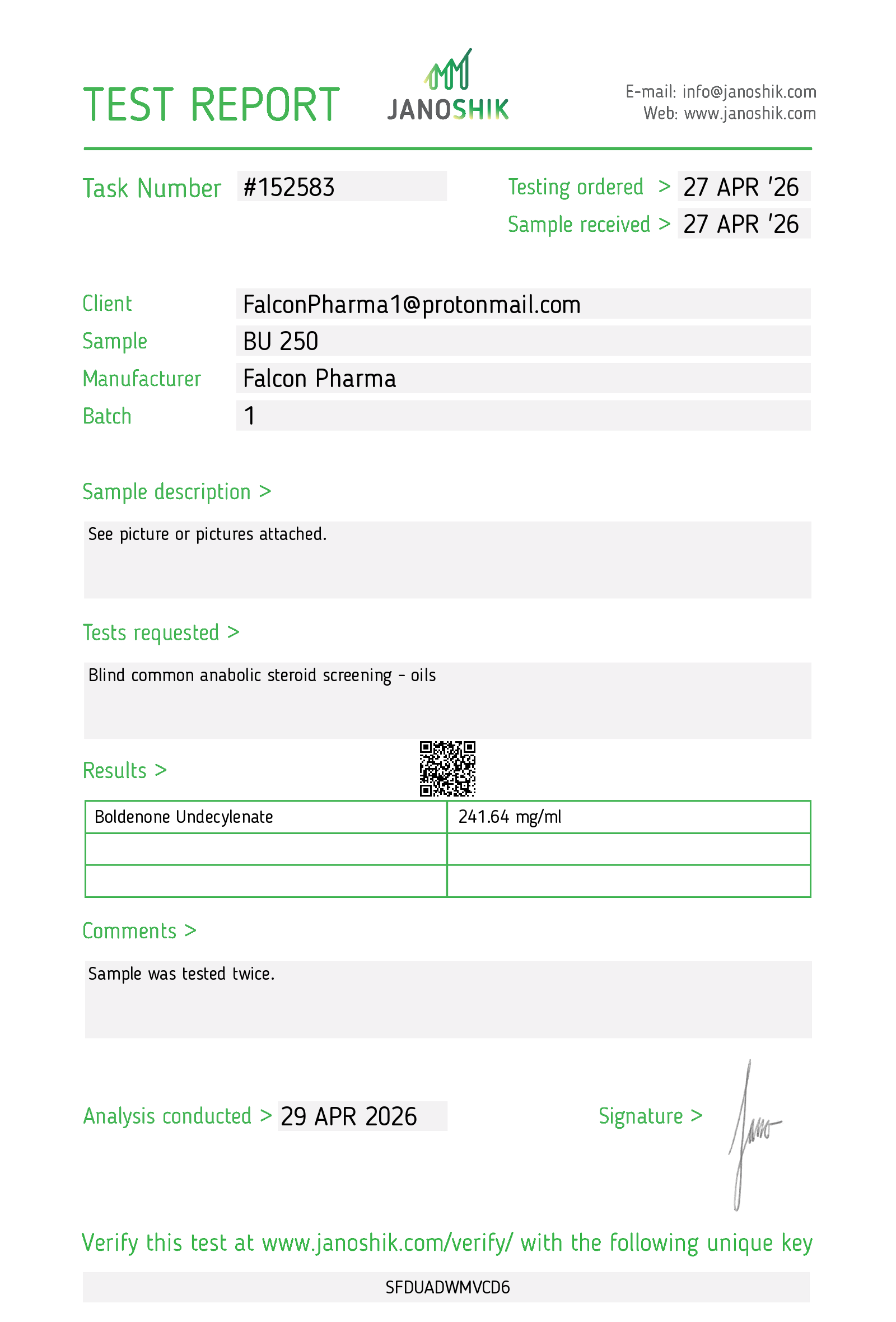 Certificate scan
