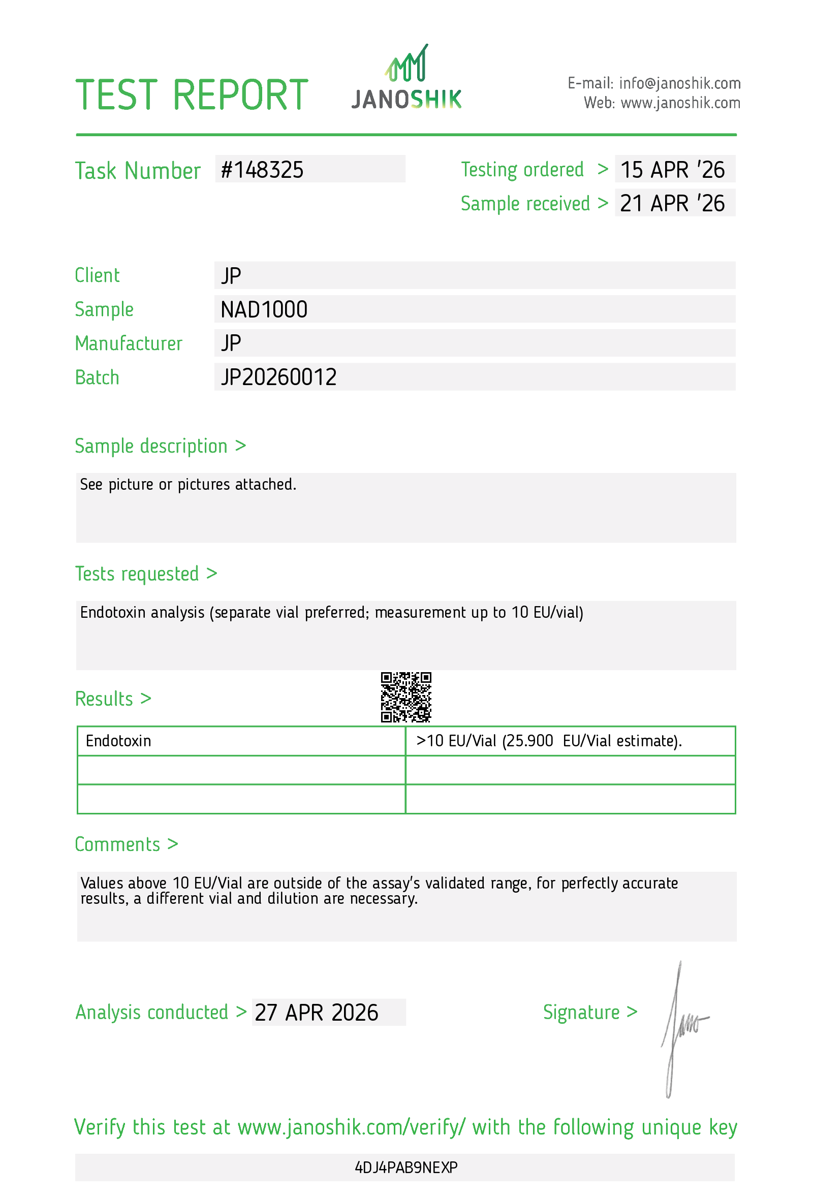 Certificate scan