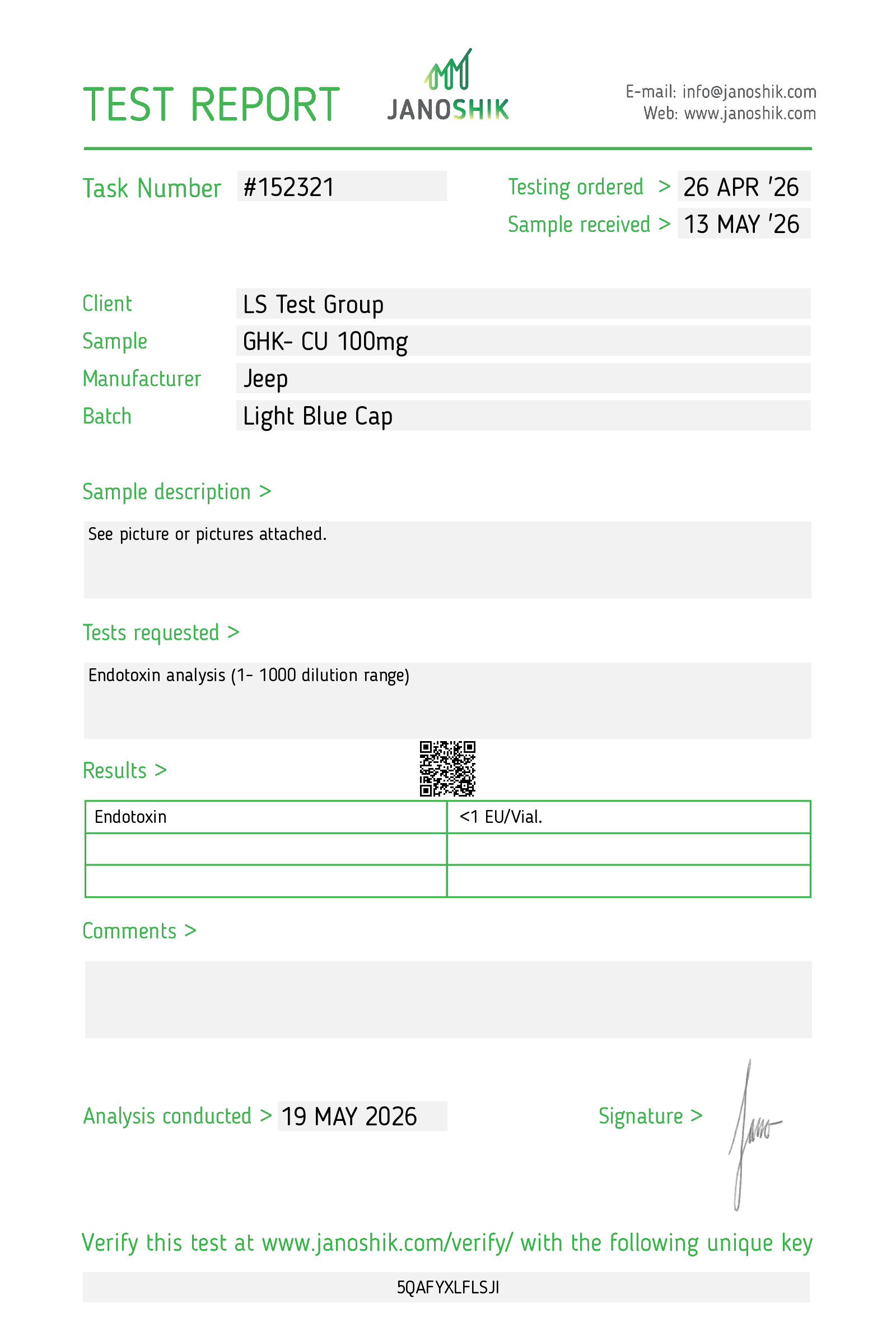 Certificate scan