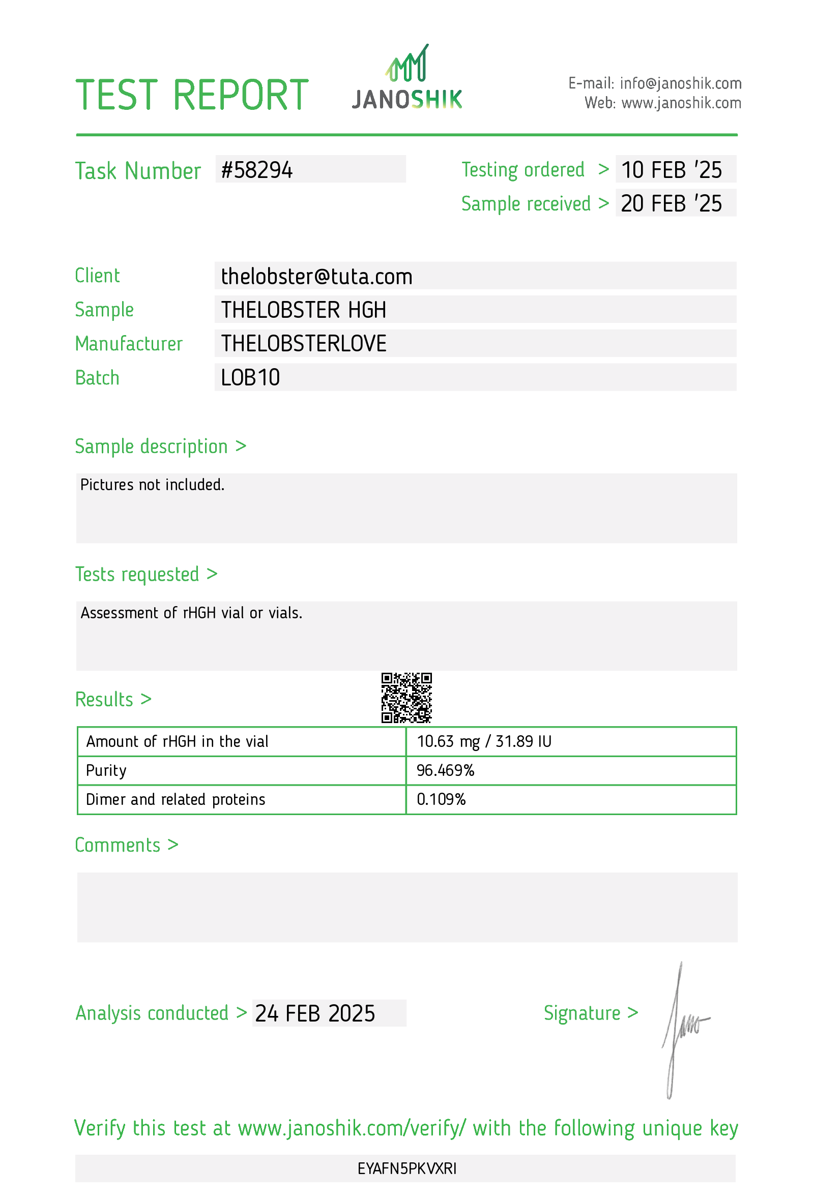 Certificate scan