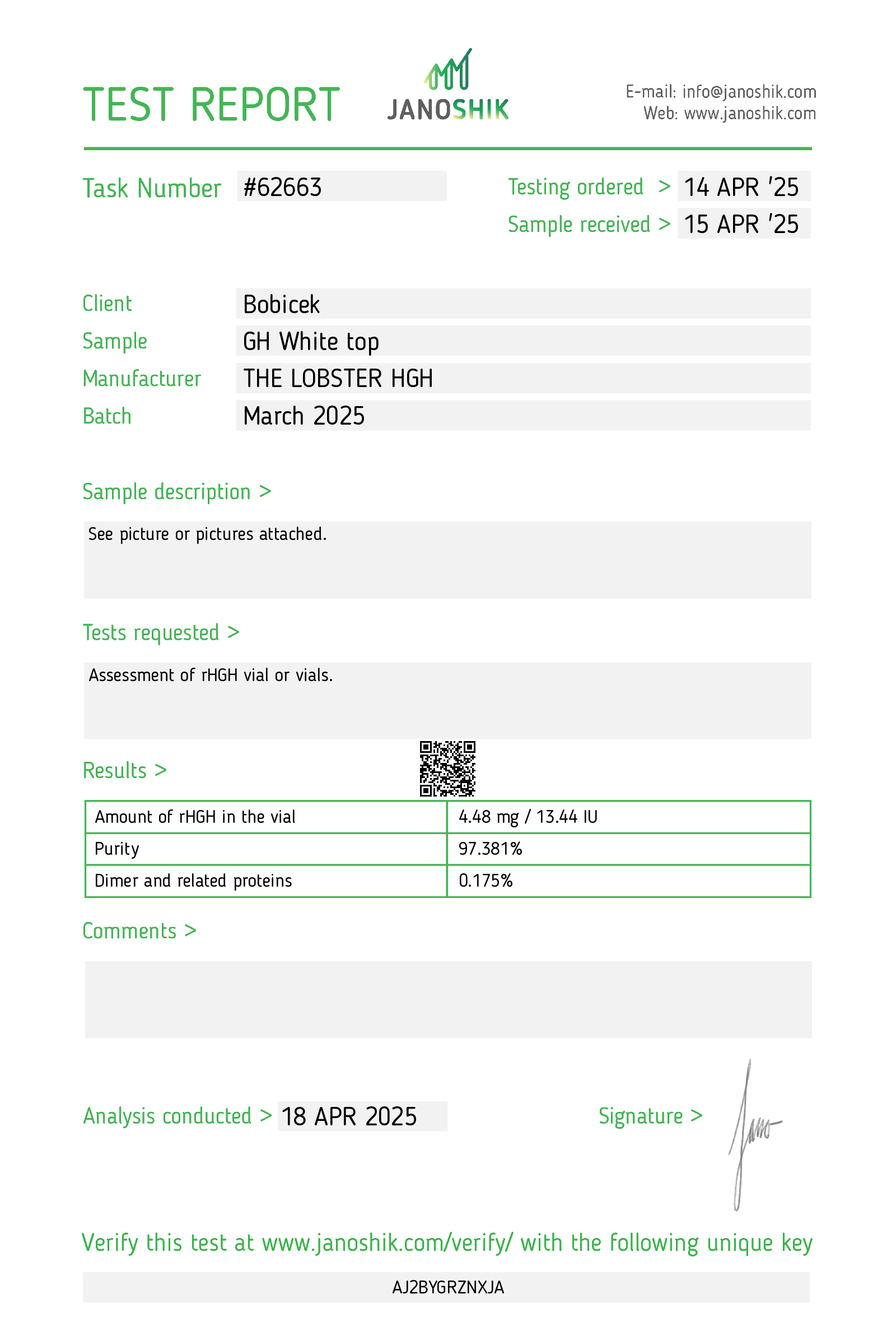 Certificate scan