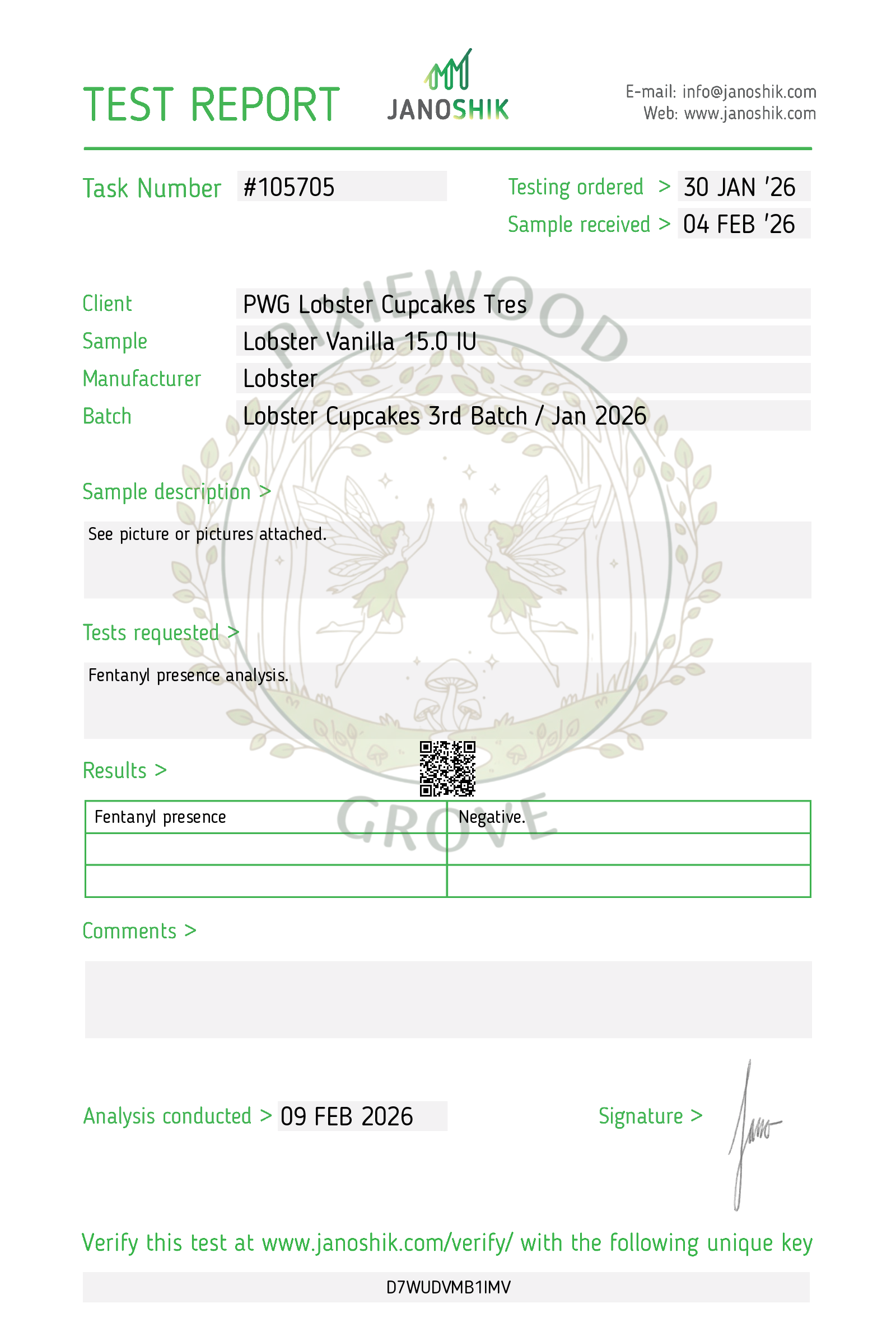 Certificate scan