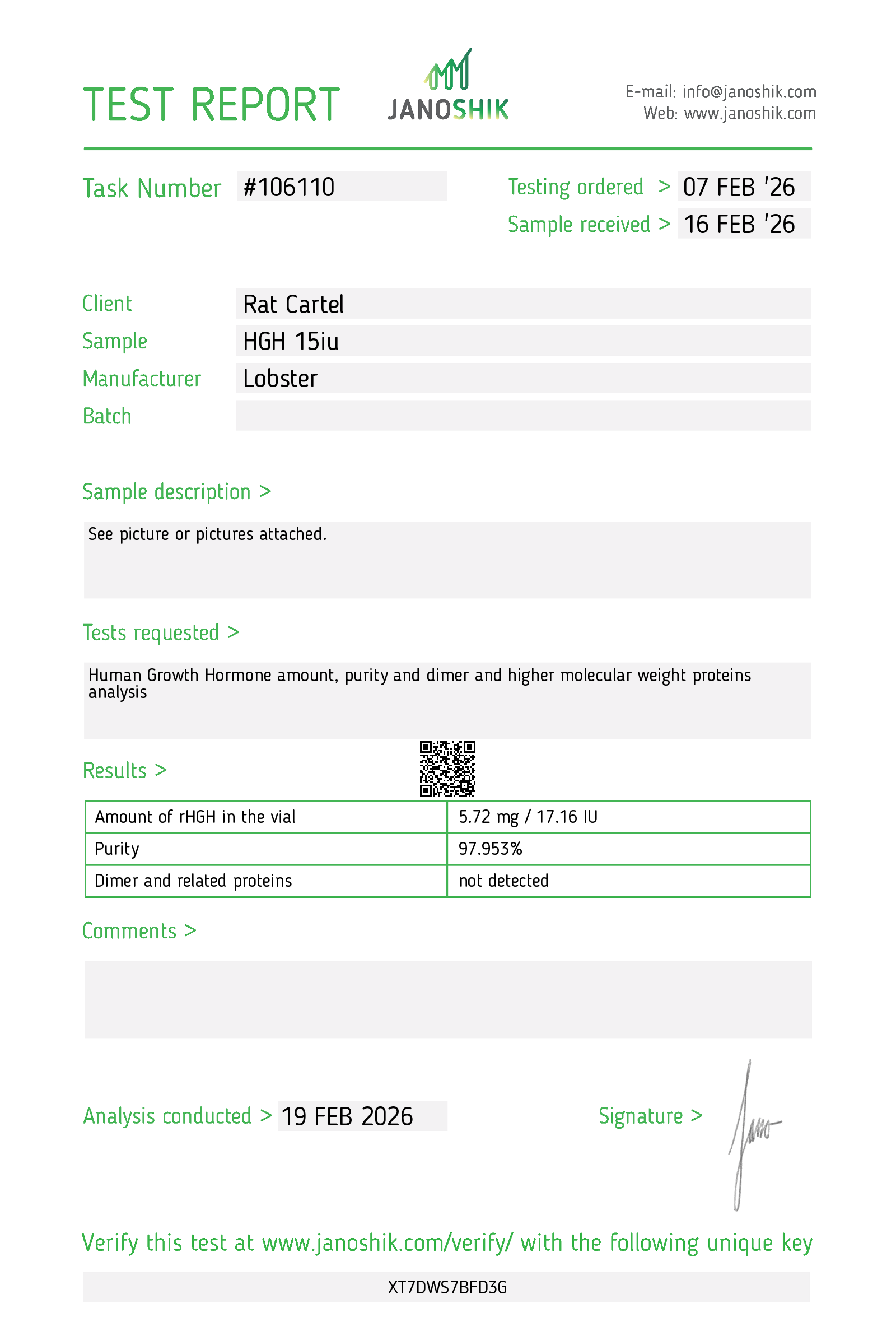 Certificate scan