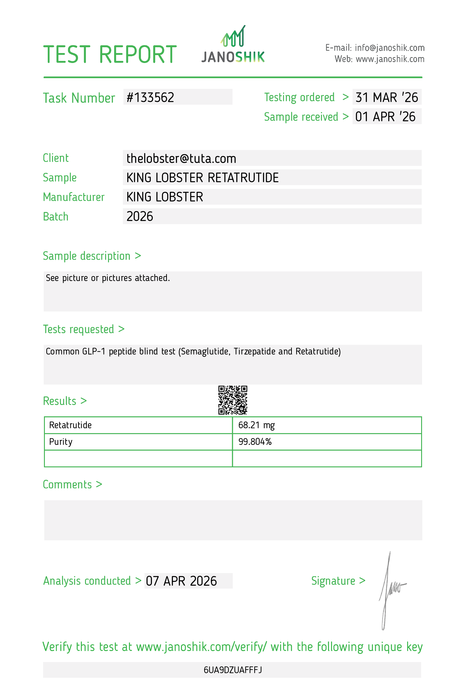 Certificate scan
