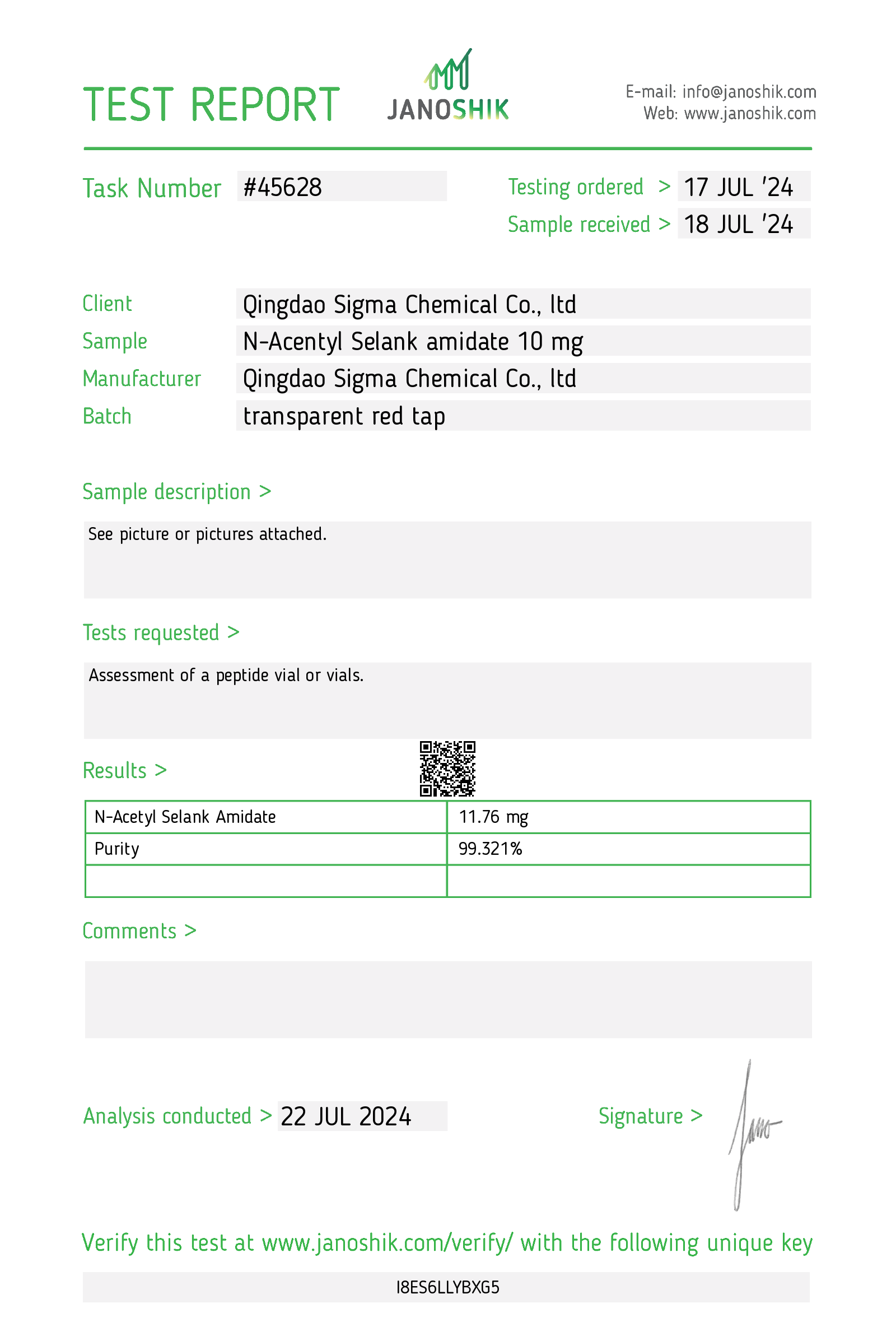 Certificate scan