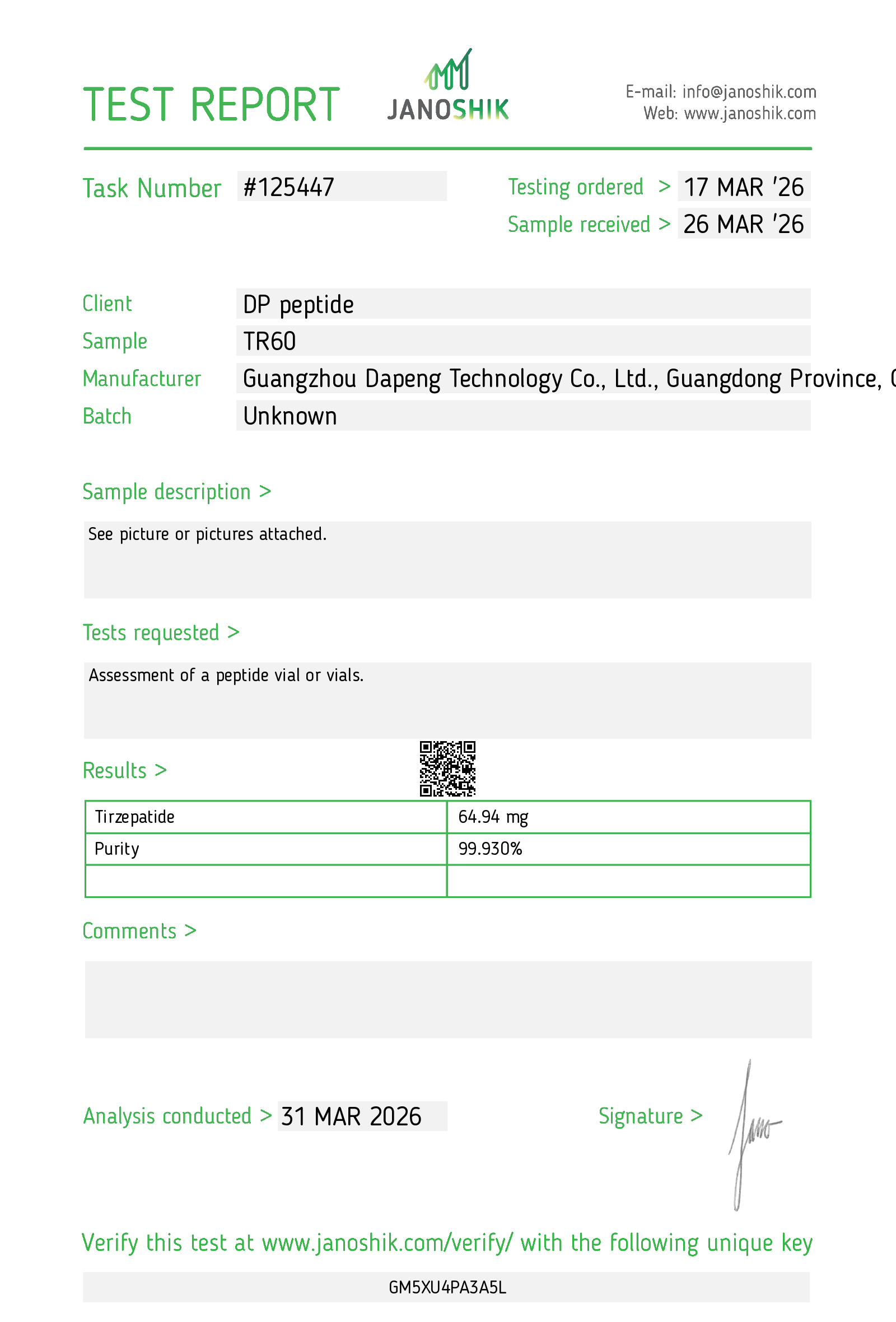 Certificate scan