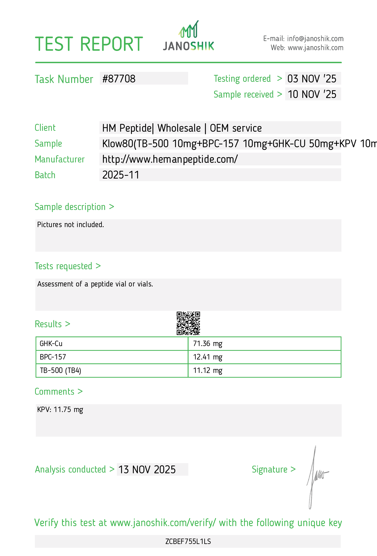 Certificate scan
