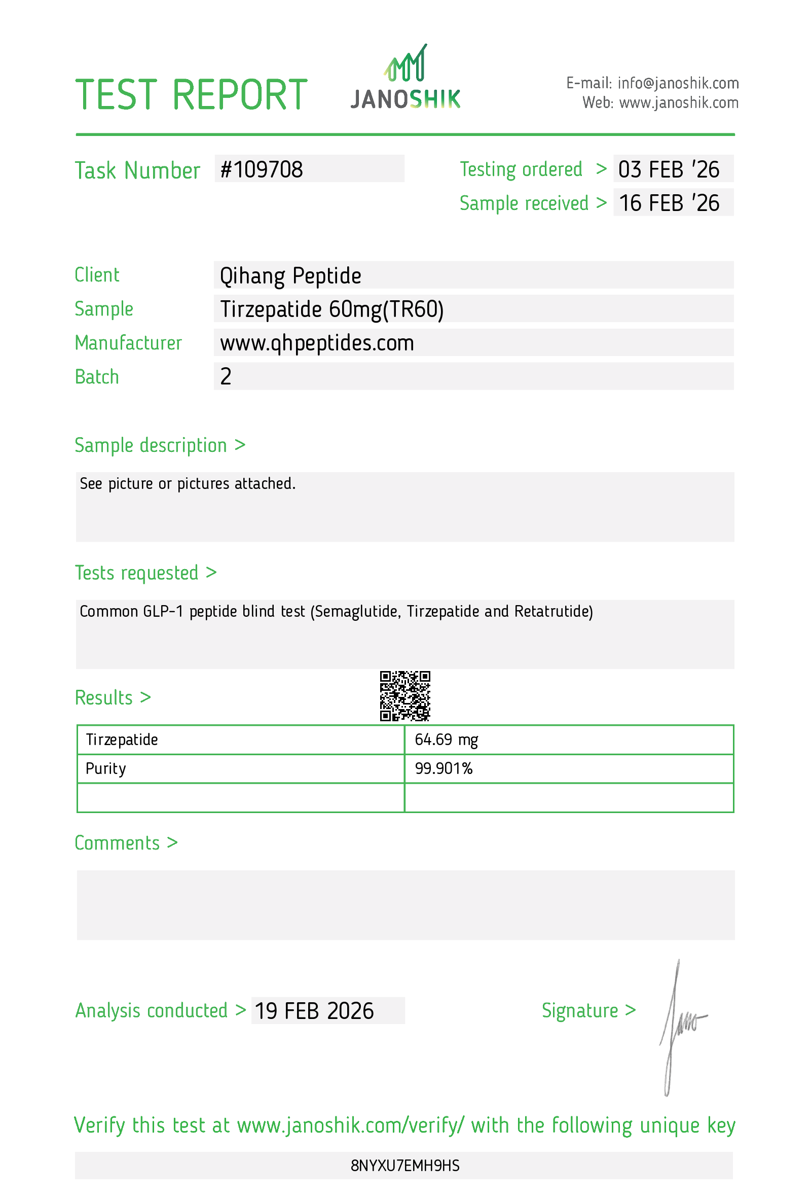 Certificate scan