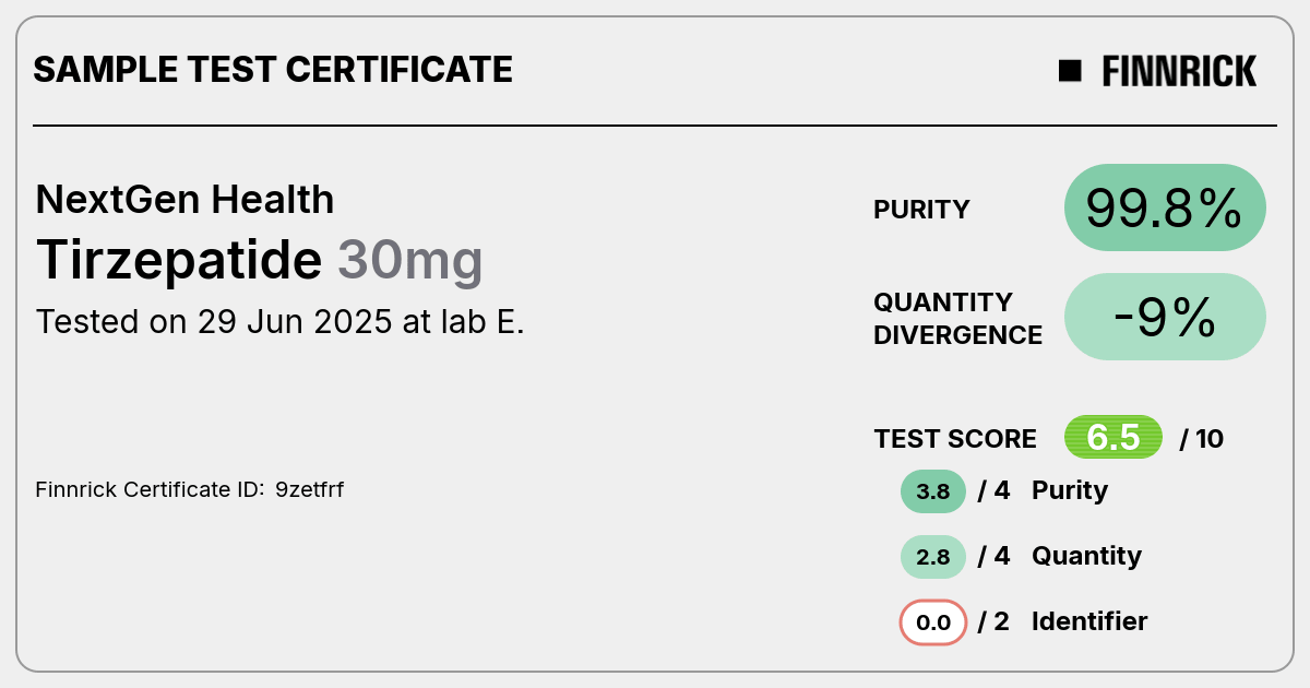Certificate scan